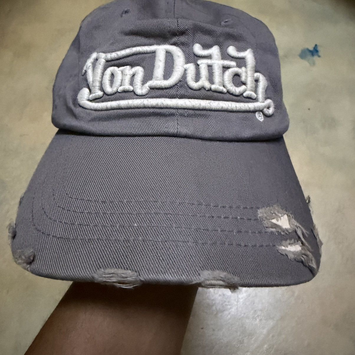 Von Dutch Von Dutch Cap Hap Distressed Style Size ONE SIZE - 11 Thumbnail