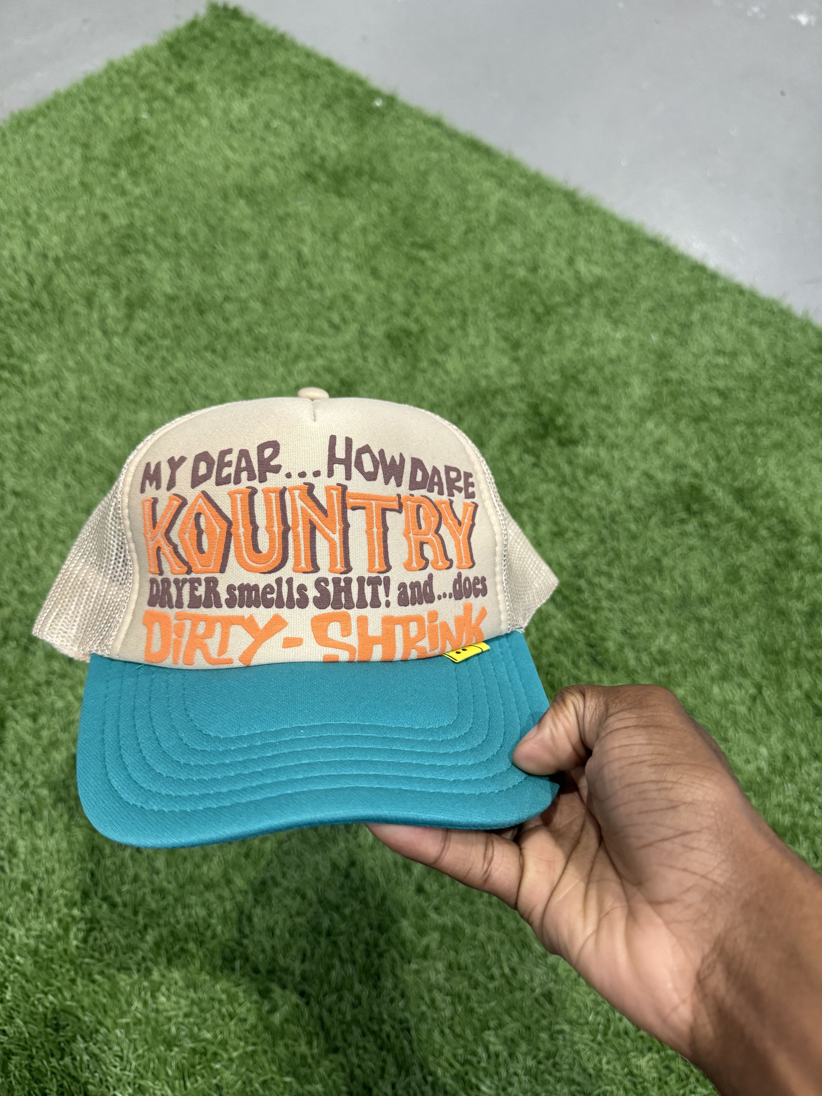 Kapital Kountry Kapital Kountry Dirty Shrink Trucker Hat Size ONE SIZE - 1 Thumbnail