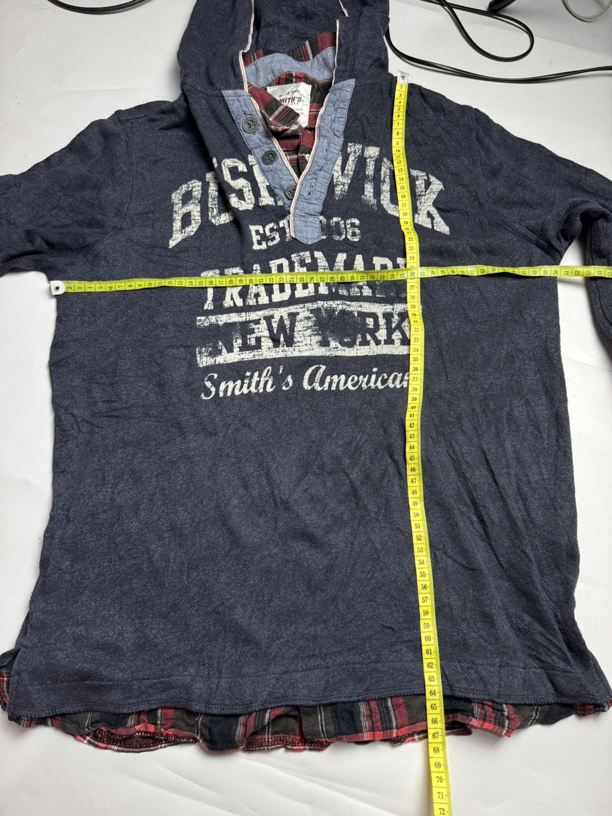 If Six Was Nine × Japanese Brand × Le Grande Bleu (L.G.B.) Double layer japanese shirt hoodie archived smiths Size US M / EU 48-50 / 2 - 7 Thumbnail