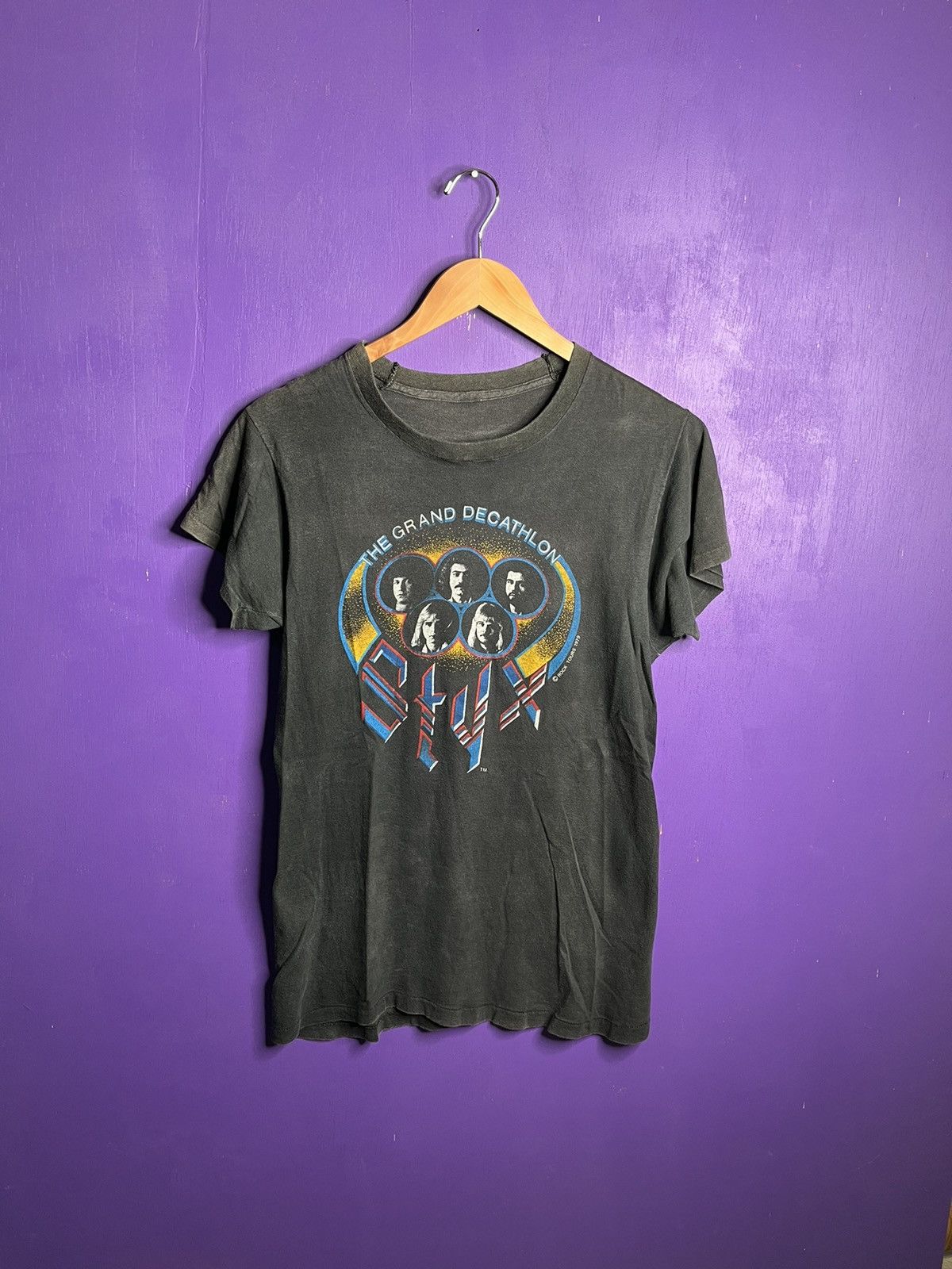 Band Tees × Vintage Vintage 1979 Styx grand decathlon tour tee Size US M / EU 48-50 / 2 - 1 Thumbnail