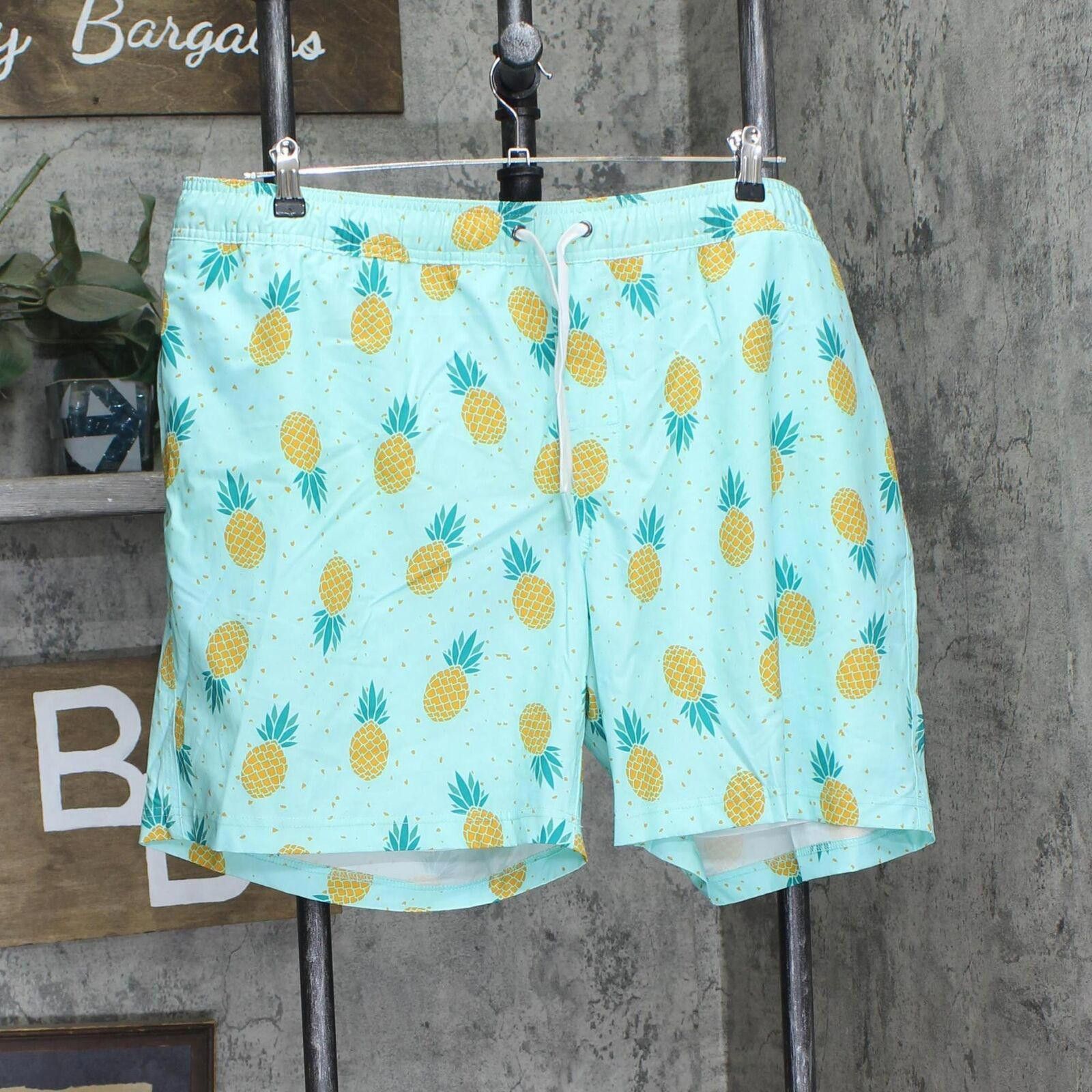 Other NWT Member´s Mark DSAE22221011 2XL Aqua Blue Pineapple Size US 40 / EU 56 - 1 Thumbnail