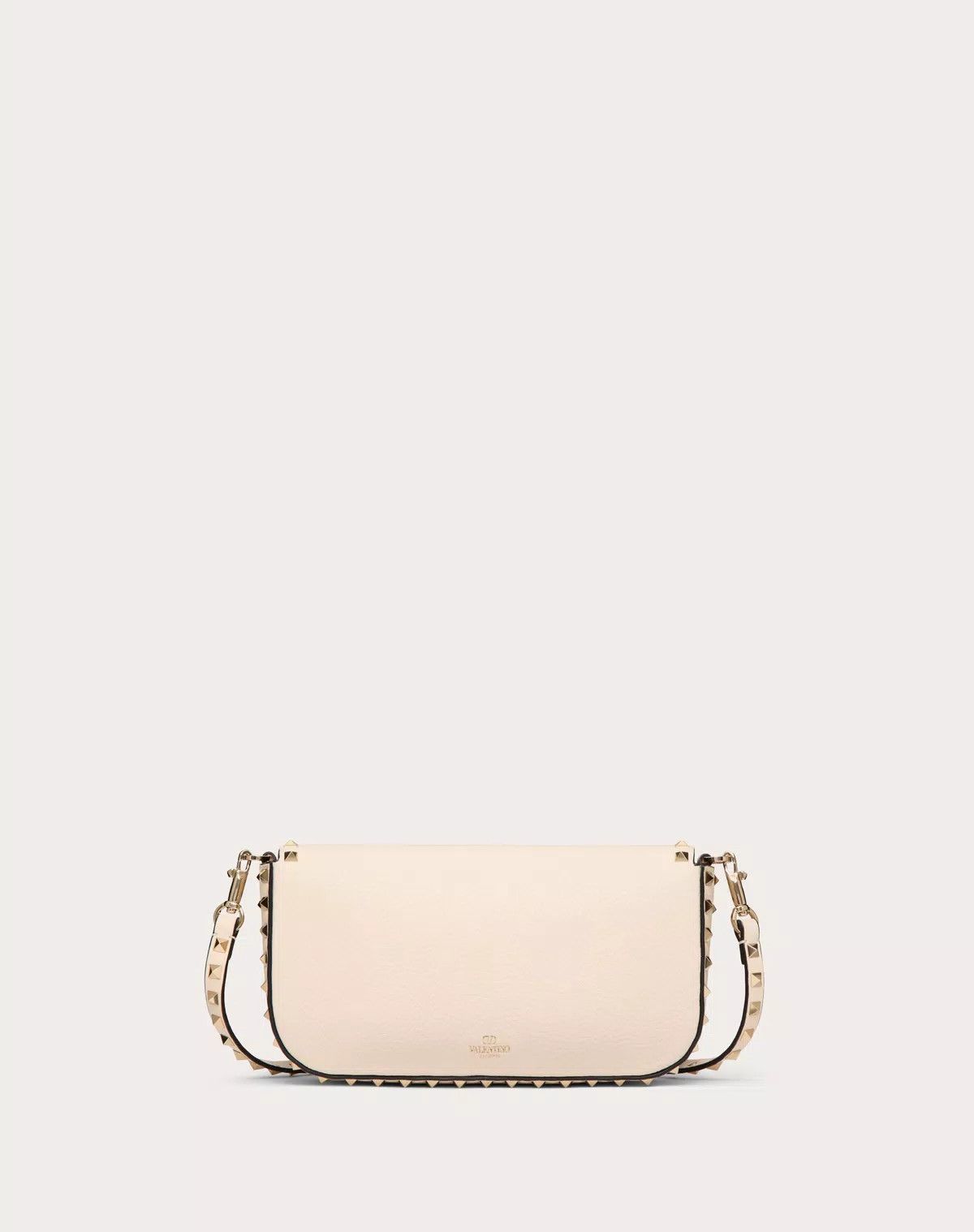 Valentino oc11z0725 Size:OS/Shoulder Bag In Grainy Calfskin in White Size ONE SIZE - 3 Thumbnail