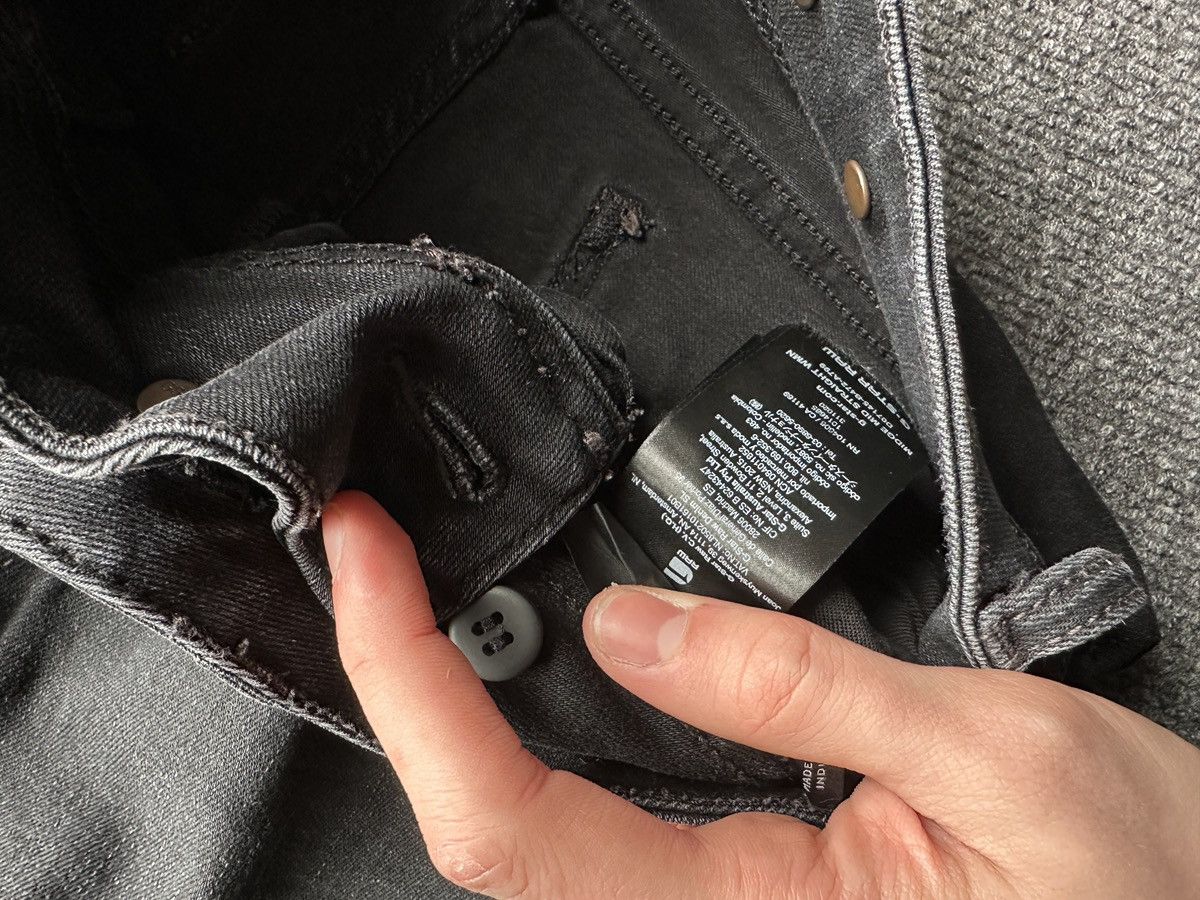 G-Star 🚨VNTG G STAR RAW GRAY FADED RARE AVANT GARDE JEANS Y2K Size 26" / US 2 / IT 38 - 11 Thumbnail