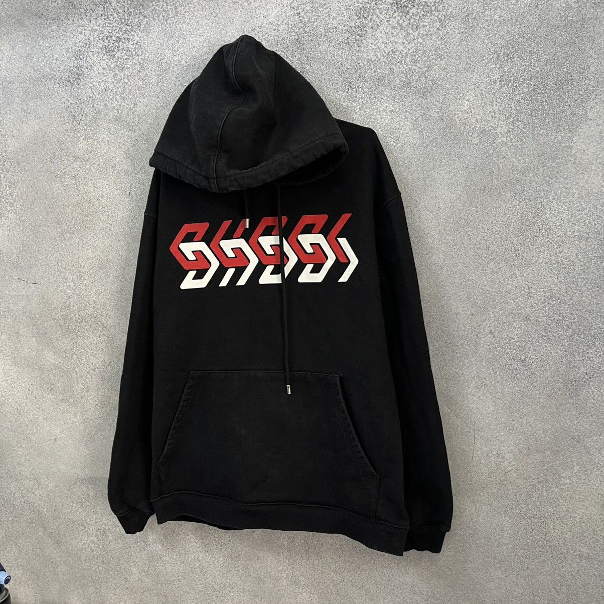 Gucci Gucci Hoodie Big Logo Black Size US M / EU 48-50 / 2 - 6 Thumbnail