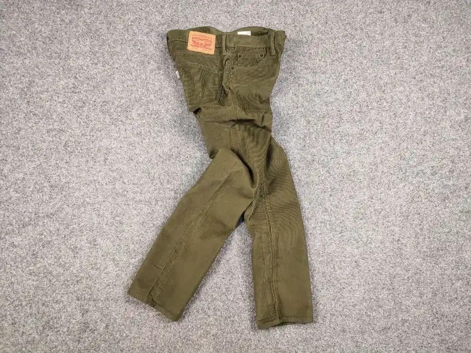 Levi's Vintage Levi’s 511 Green Corduroy Pants Olive Velvet Jeans Size US 28 / EU 44 - 7 Thumbnail