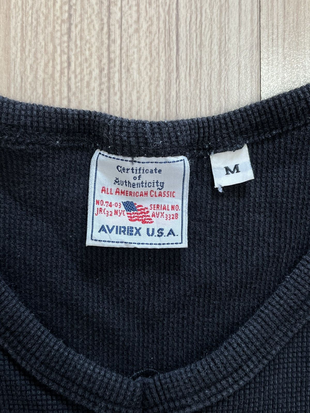 Avirex × Designer × Vintage AVIREX Knitted V Neck Tee Size XS / US 0-2 / IT 36-38 - 3 Thumbnail