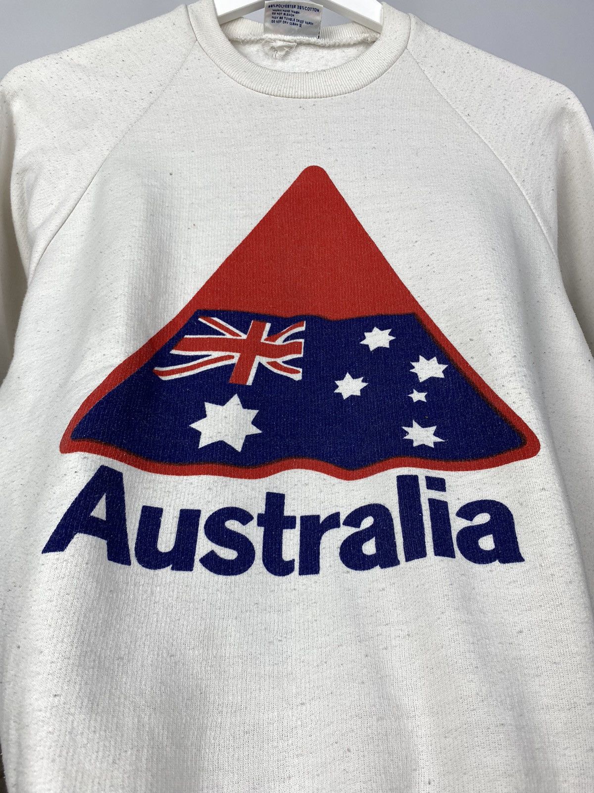 Vintage Vntg 80s AUSTRALIA Flag Crewneck Sweatshirts Pullover Jumper Size US S / EU 44-46 / 1 - 7 Thumbnail