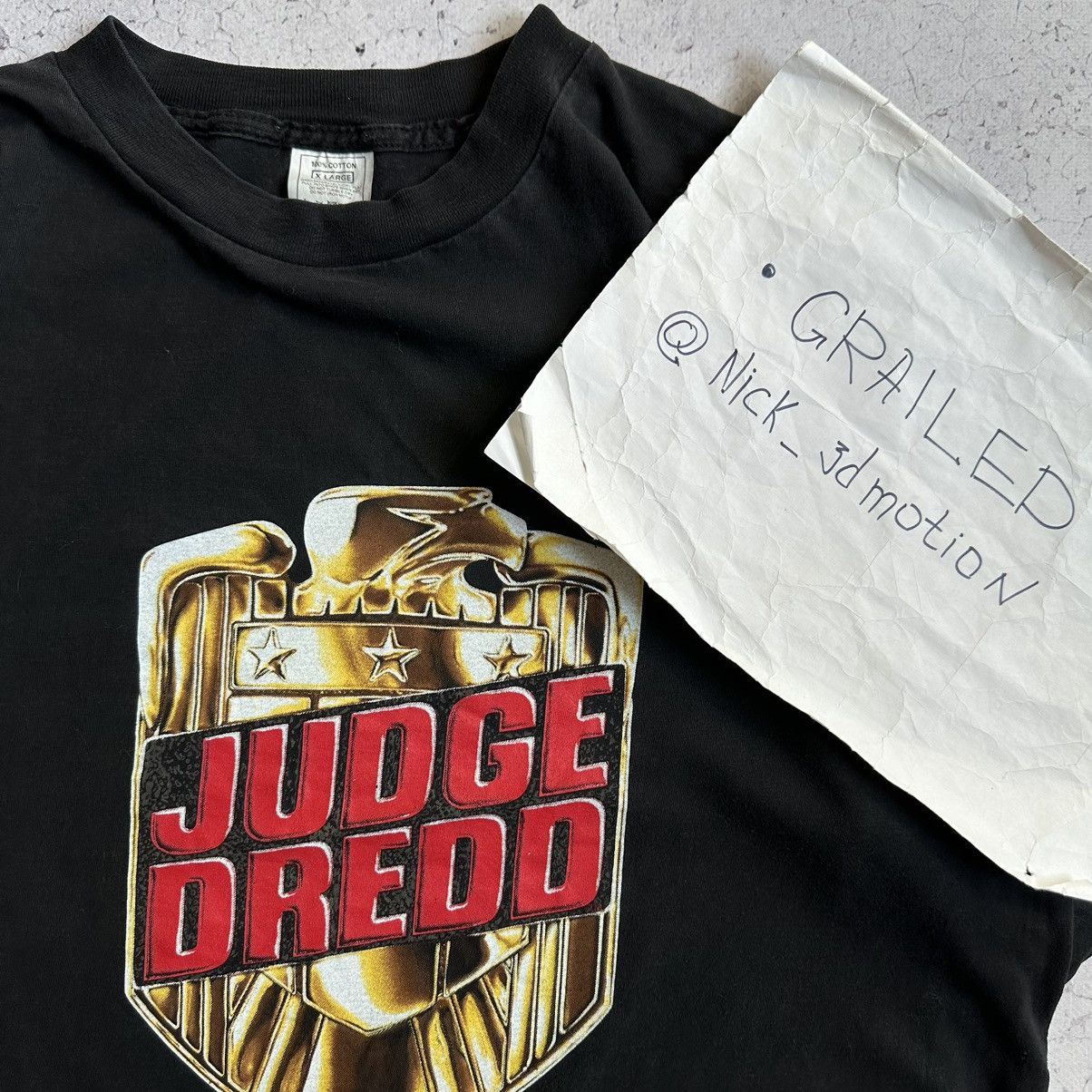 Deals Vintage 1995 Judge Dredd T-Shirt Size Large