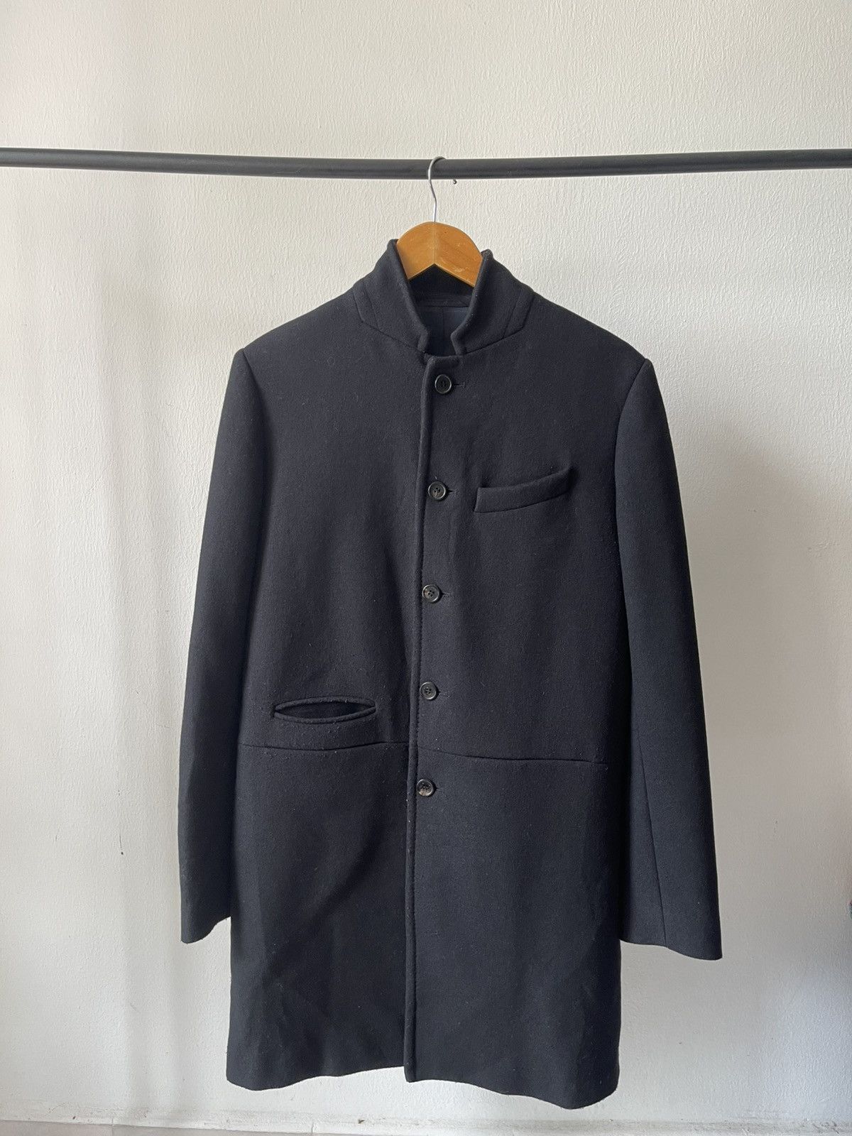 Neil Barrett Neil Barret Long Coat Mandarin Collar Size US M / EU 48-50 / 2 - 2 Thumbnail