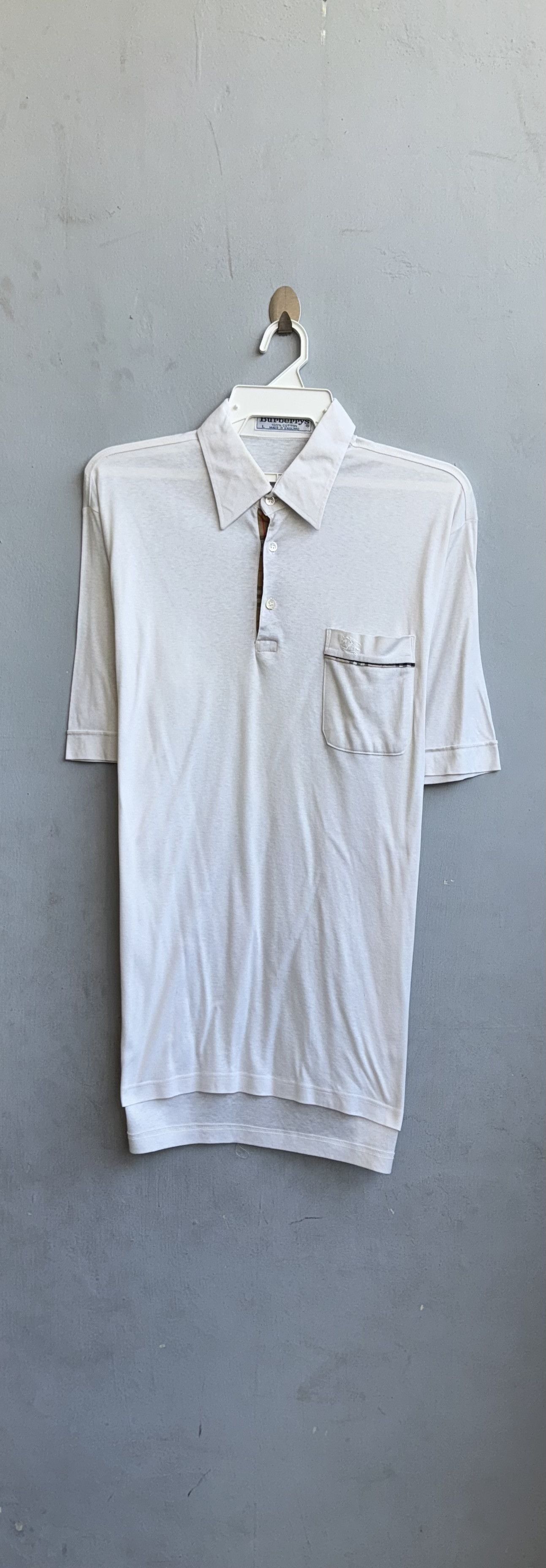 Burberry Burberry Nova Checkred Made In England Polo Vintage Shirt Size US M / EU 48-50 / 2 - 1 Thumbnail