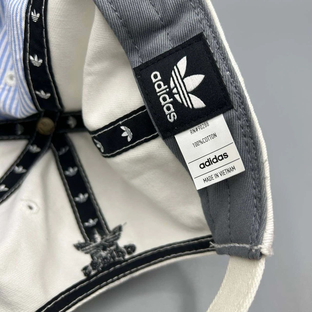 Adidas Adidas Originals Hat Women Embroidered Strap Back Cap Cotton Size ONE SIZE - 3 Thumbnail