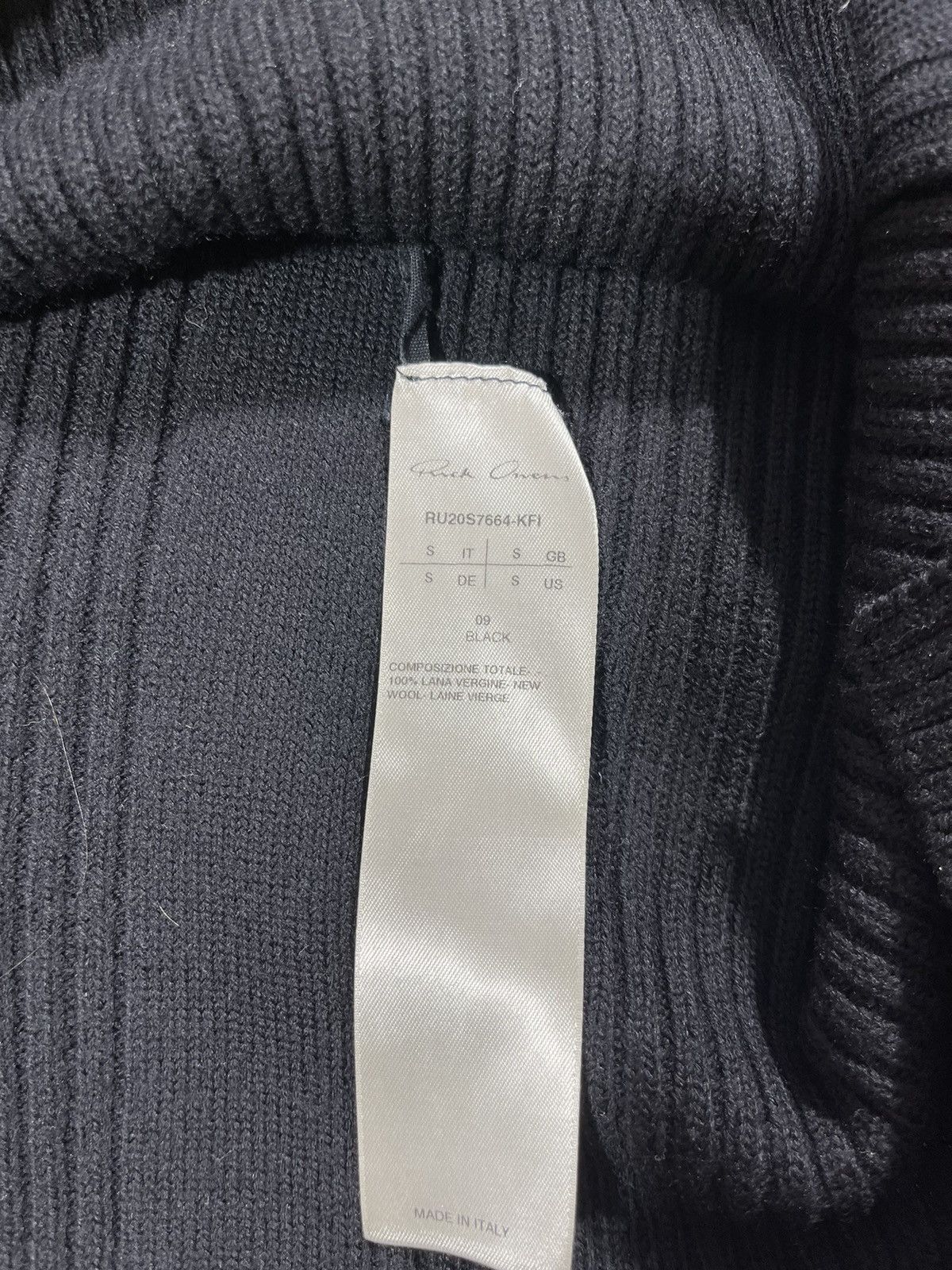 Rick Owens Rick Owens S/S20 TECUATL Fisherman Wool Knit Mainline Sweat Size US S / EU 44-46 / 1 - 7 Thumbnail