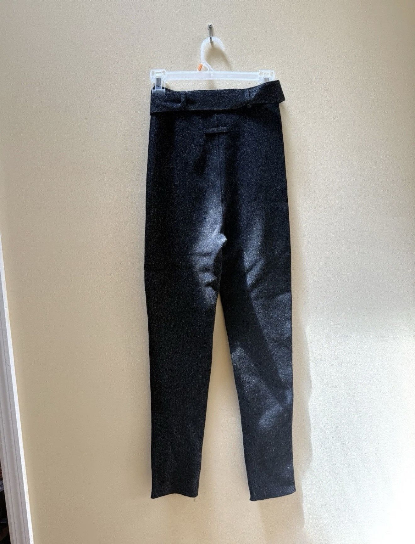 Jean Paul Gaultier Jean Paul Gaultier Classique Belted Metallic Black Pants S Size 26" / US 2 / IT 38 - 9 Thumbnail