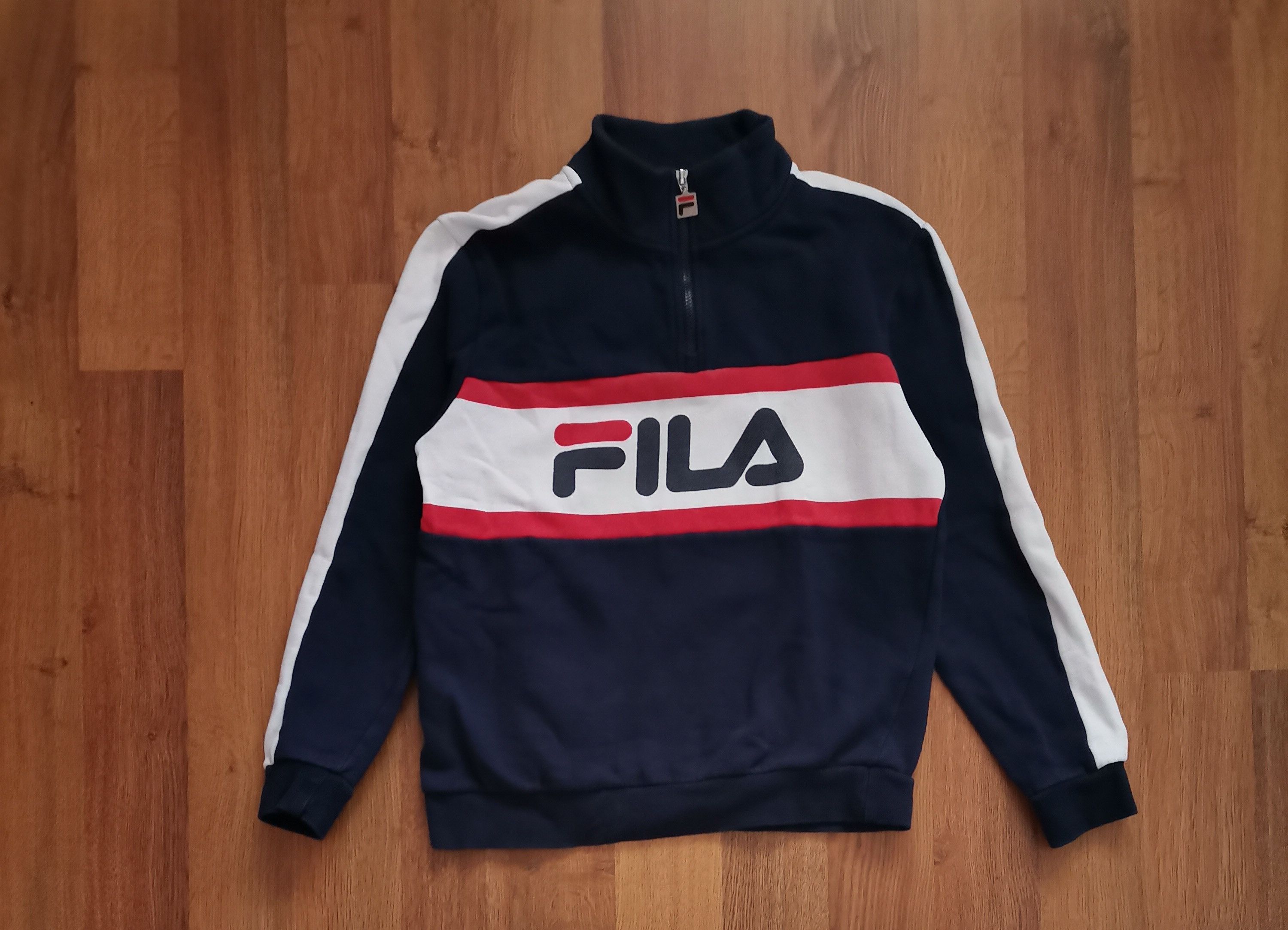 Fila Fila Women's Quarter Zip Sweatshirt Size S / US 4 / IT 40 - 1 Thumbnail