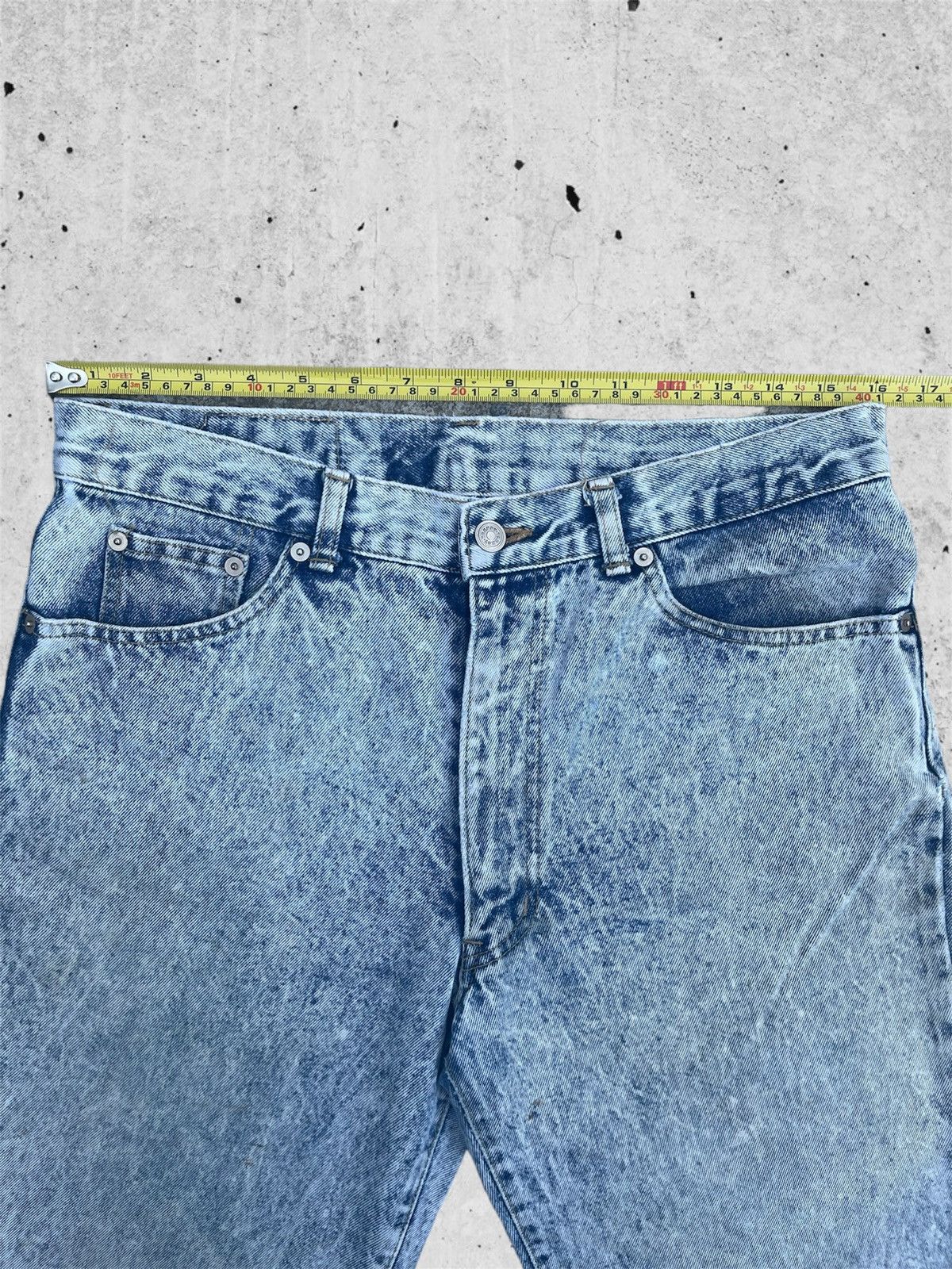 Japanese Brand × Jean 🔥 Coast Light Blue Rusty Distressed Denim W32🔥 Size 32" / US 10 / IT 46 - 5 Thumbnail
