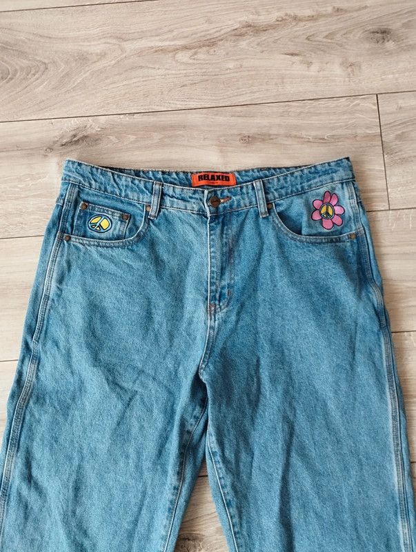 Butter Goods Butter Goods Flower jeans Skate street size 32 M/L Size US 32 / EU 48 - 2 Thumbnail