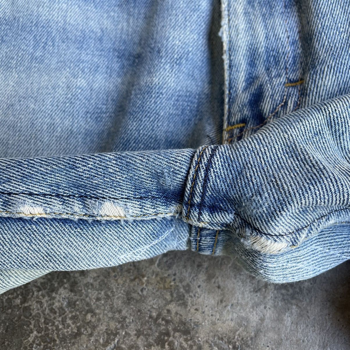 Polo Ralph Lauren 🔥Vintage Polo Ralph Lauren Stoned Washed Distress Denim Size US 33 - 13 Thumbnail