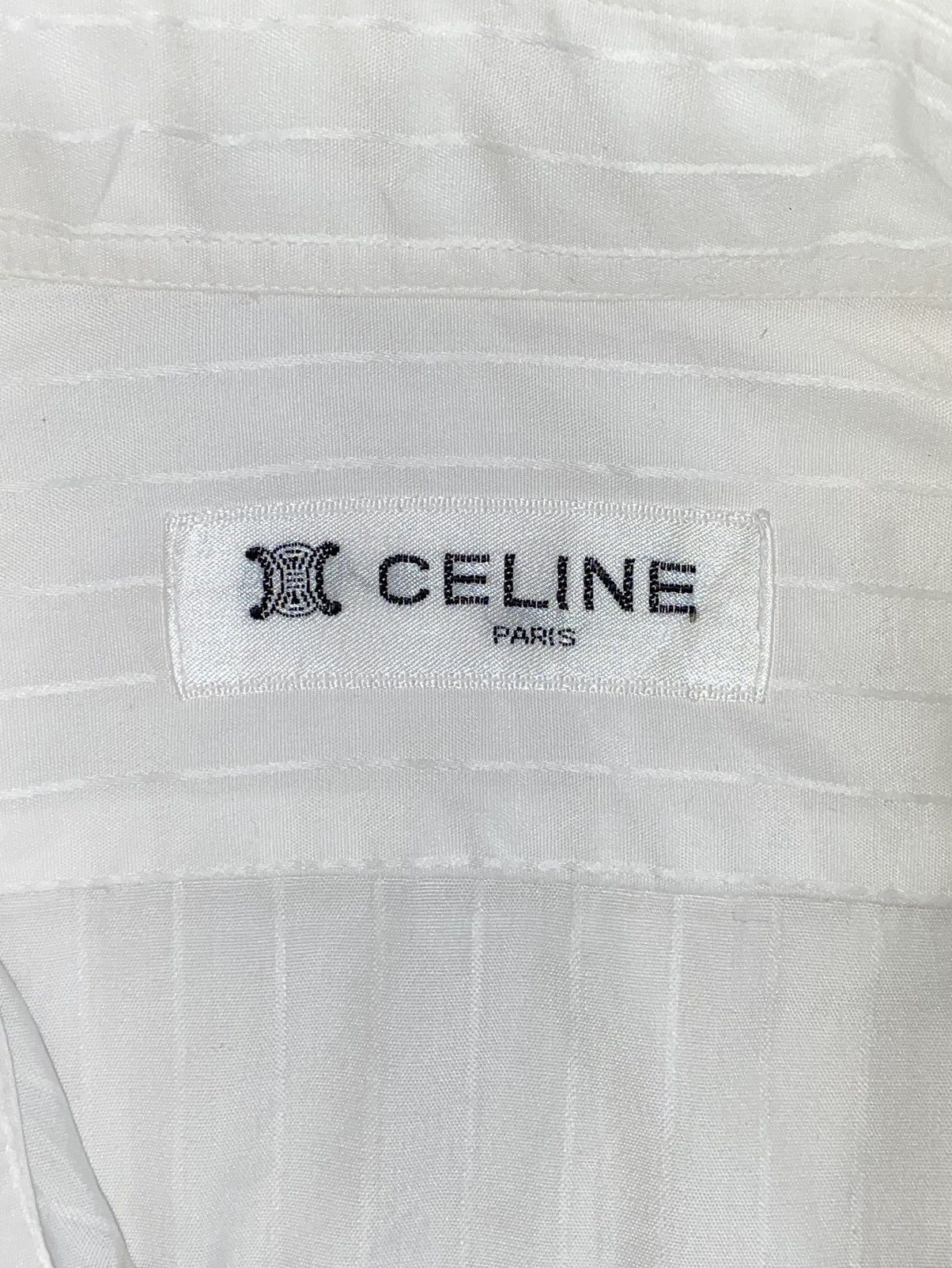 Celine CELINE PARIS White Shirt Size US XS / EU 42 / 0 - 11 Thumbnail