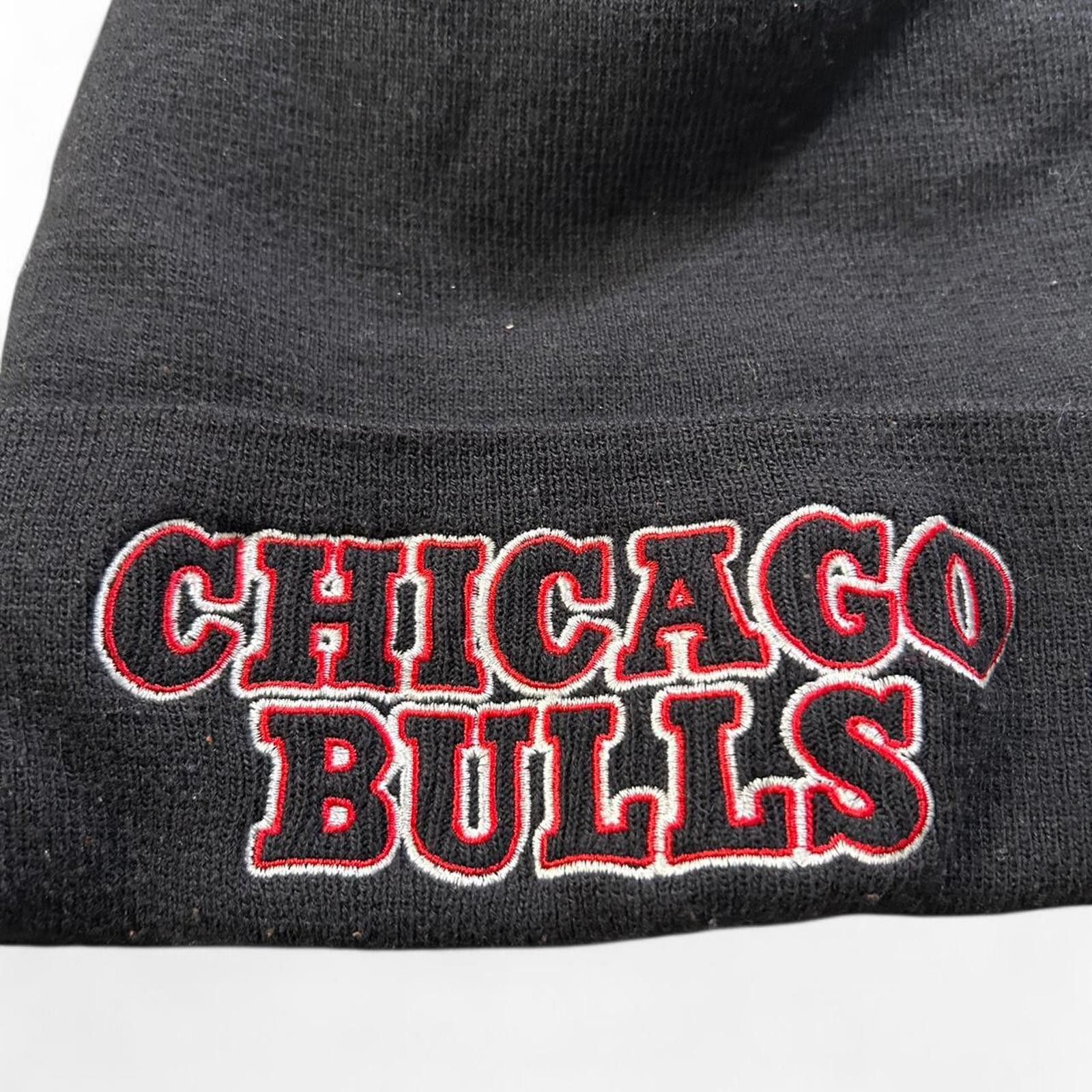 Adidas 90’s Chicago Bulls Adidas Black Beanie Size ONE SIZE - 3 Thumbnail