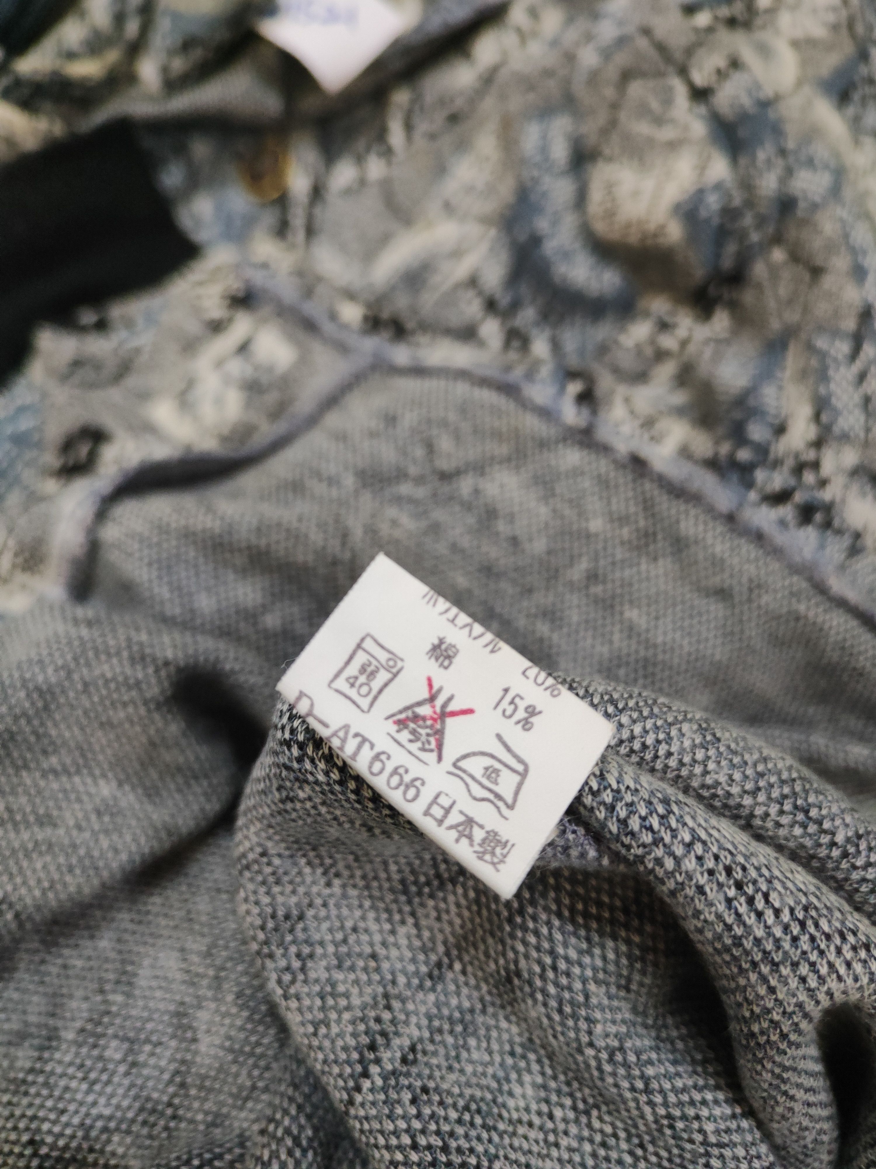 Homespun Knitwear × New Look × Vintage New Look Blue Gray Knitwear Blouses #W1521 Size L / US 10 / IT 46 - 12 Thumbnail