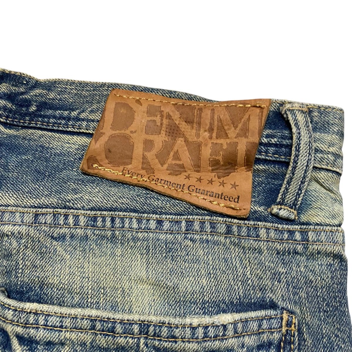 Japanese Brand DENIM CRAFT Denim Selvedge Jeans Mudwash Size US 34 / EU 50 - 11 Thumbnail
