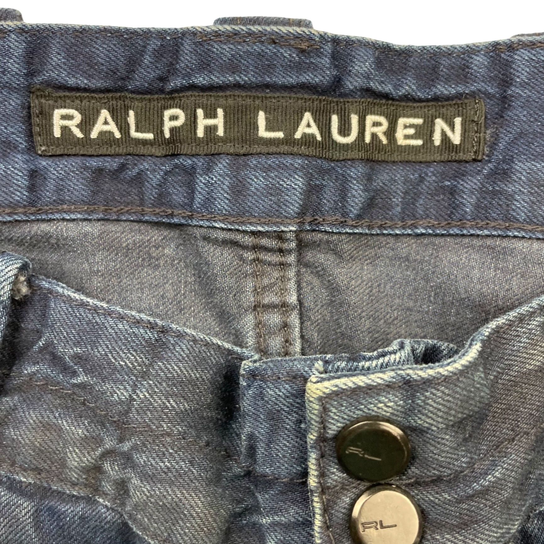 Ralph Lauren Ralph Lauren Black Label Jeans Distressed Moto Medium Wash Blue 34x34 Mens Regular 34x34 Distressed Jeans Size US 34 / EU 50 - 4 Thumbnail