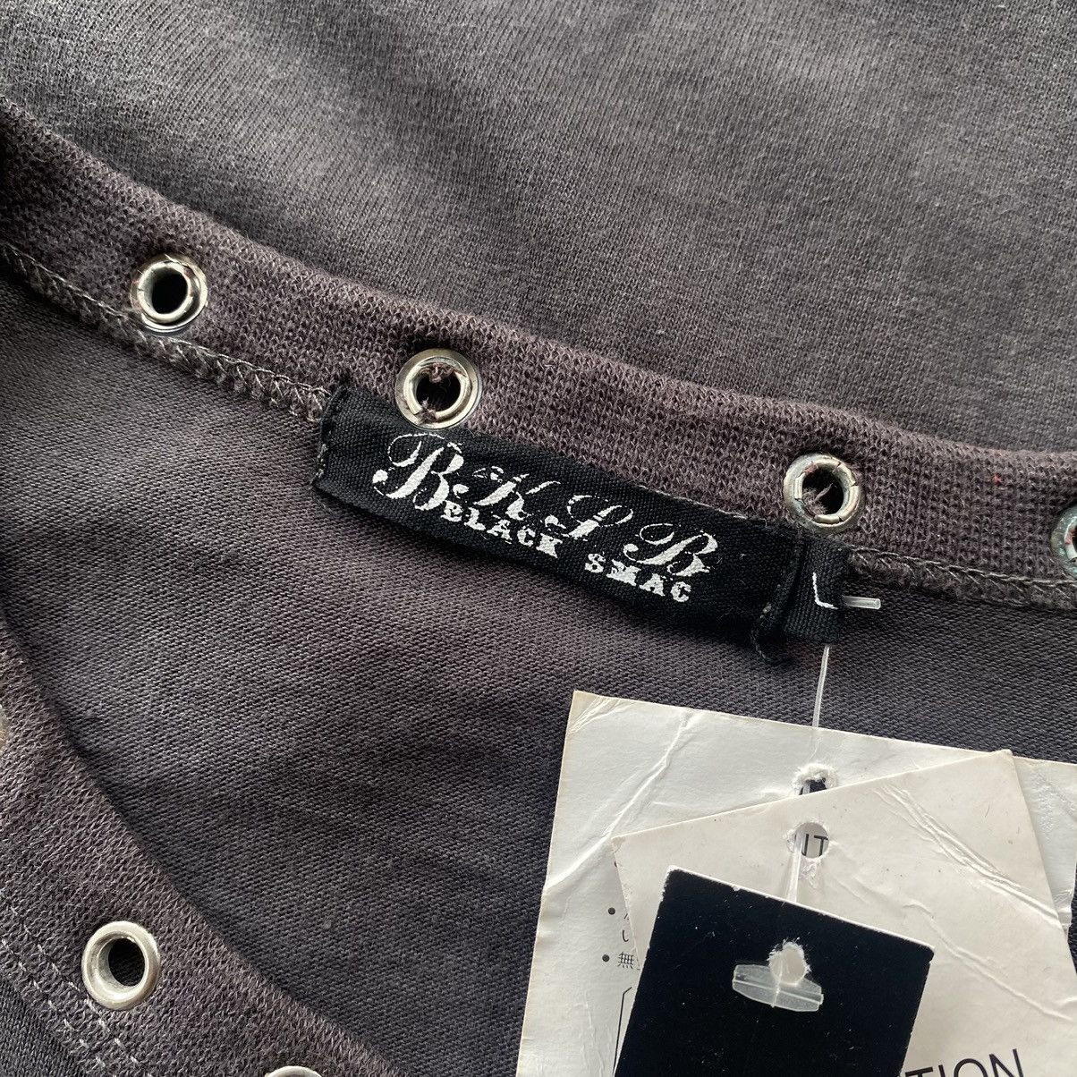 If Six Was Nine × Japanese Brand × Le Grande Bleu (L.G.B.) black smac skull T-shirt Size US M / EU 48-50 / 2 - 6 Thumbnail