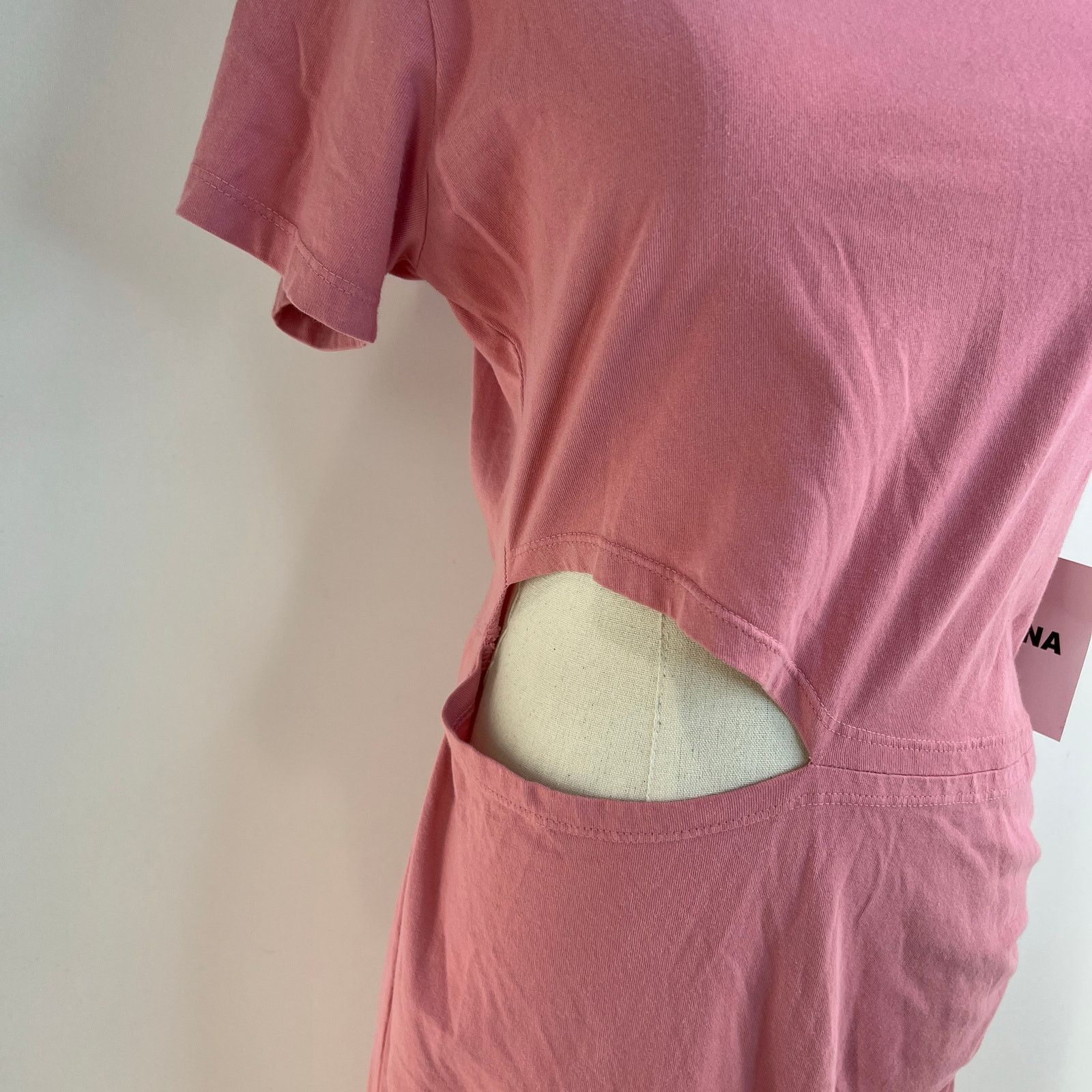 Other LNA Alek Cutout Short Sleeve Dress Pink Size M / US 6-8 / IT 42-44 - 7 Thumbnail