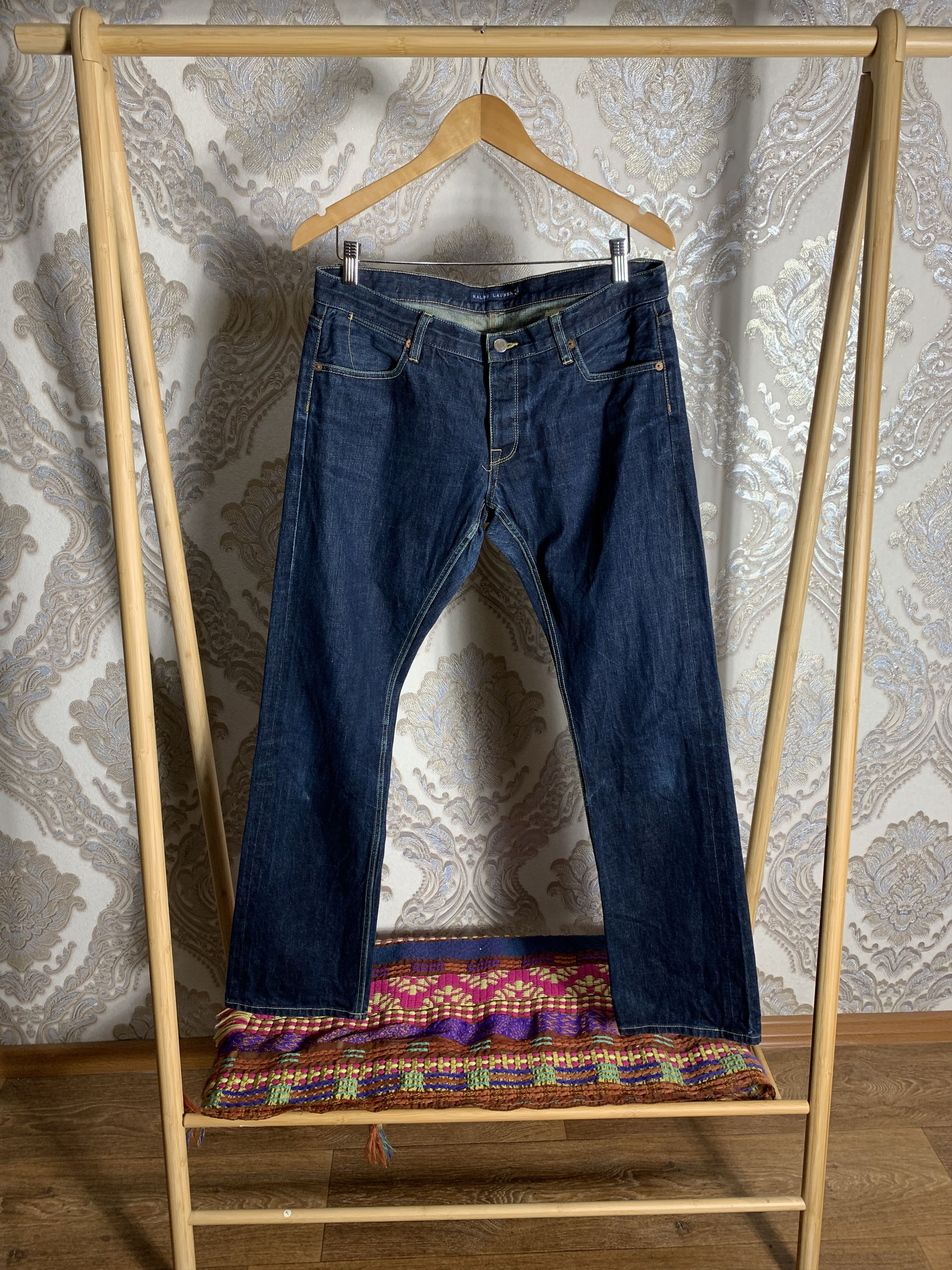 Polo Ralph Lauren VINTAGE POLO RALPH LAUREN SELVEDGE DENIM JEANS Y2K 90s RETRO Size US 31 - 2 Thumbnail
