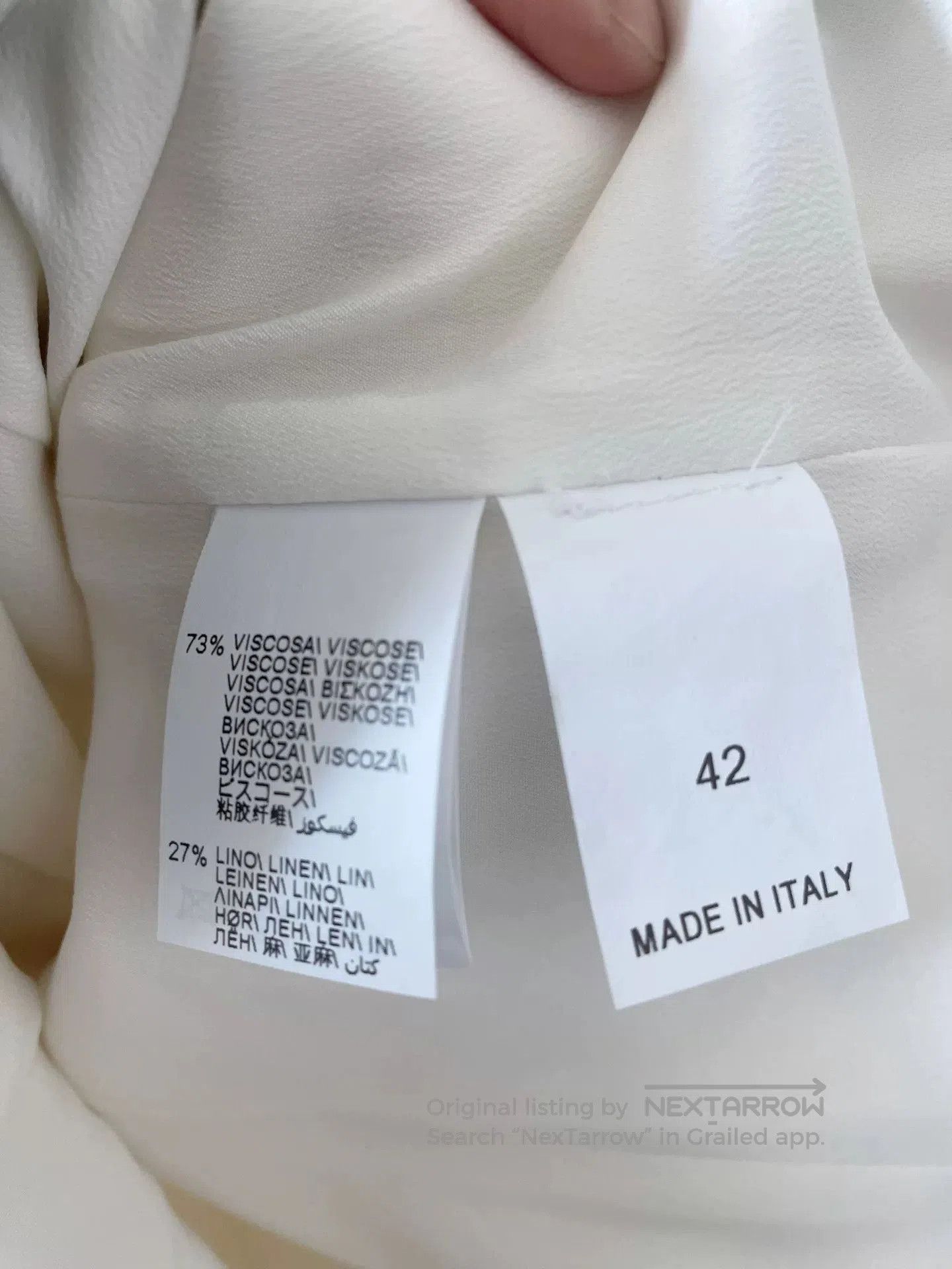 Brunello Cucinelli Brunello Cucinelli White Beaded Vest. Size US M / EU 48-50 / 2 - 7 Thumbnail