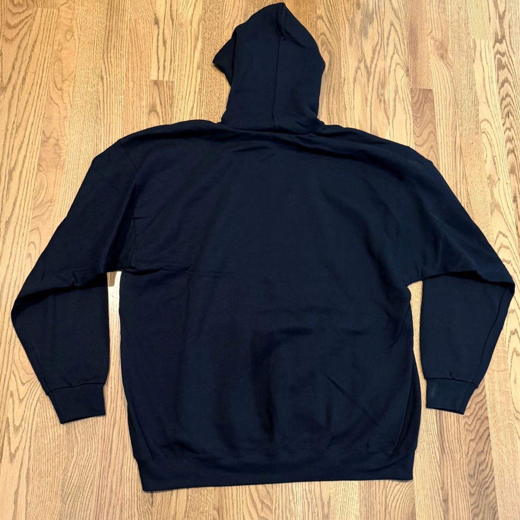 Nike VINTAGE Nike Hoodie Mens XL Black 90s Retro Sweatshirt Pullover Hooded Pockets Size US XL / EU 56 / 4 - 2 Thumbnail