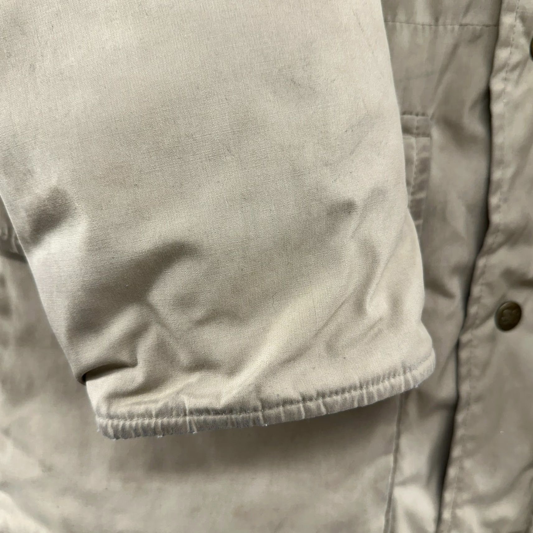Eddie Bauer VINTAGE Eddie Bauer Jacket Mens XL Beige Puffer Goose Down Hooded Parka 80s 90s Down Jacket Parka Mens XL Beige Hooded Size US XL / EU 56 / 4 - 5 Thumbnail