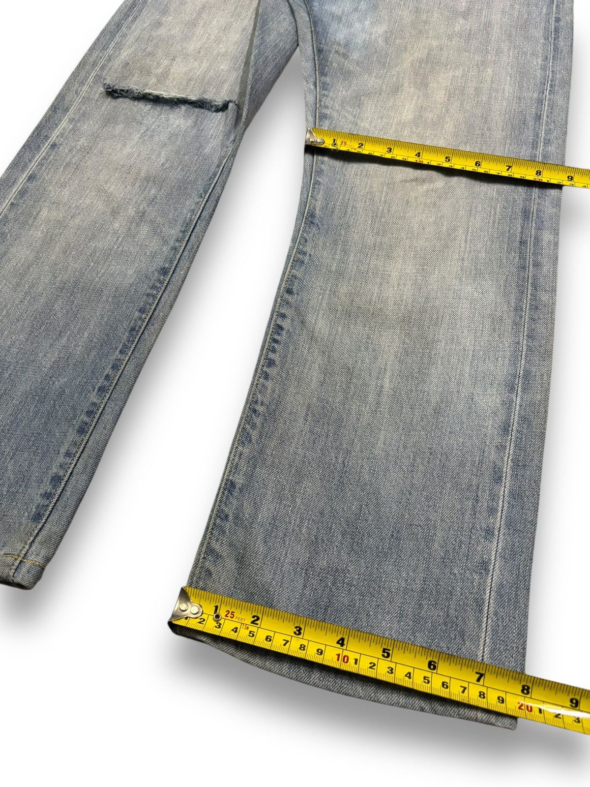Uniqlo Vintage Uniqlo Selvedge Regular Straight Distressed Jeans Size US 32 / EU 48 - 16 Thumbnail