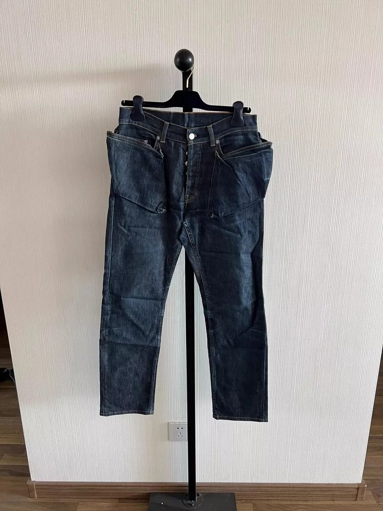 Helmut Lang HELMUT LANG Three-dimensional multi-pocket jeans Size 30" / US 8 / IT 44 - 1 Thumbnail