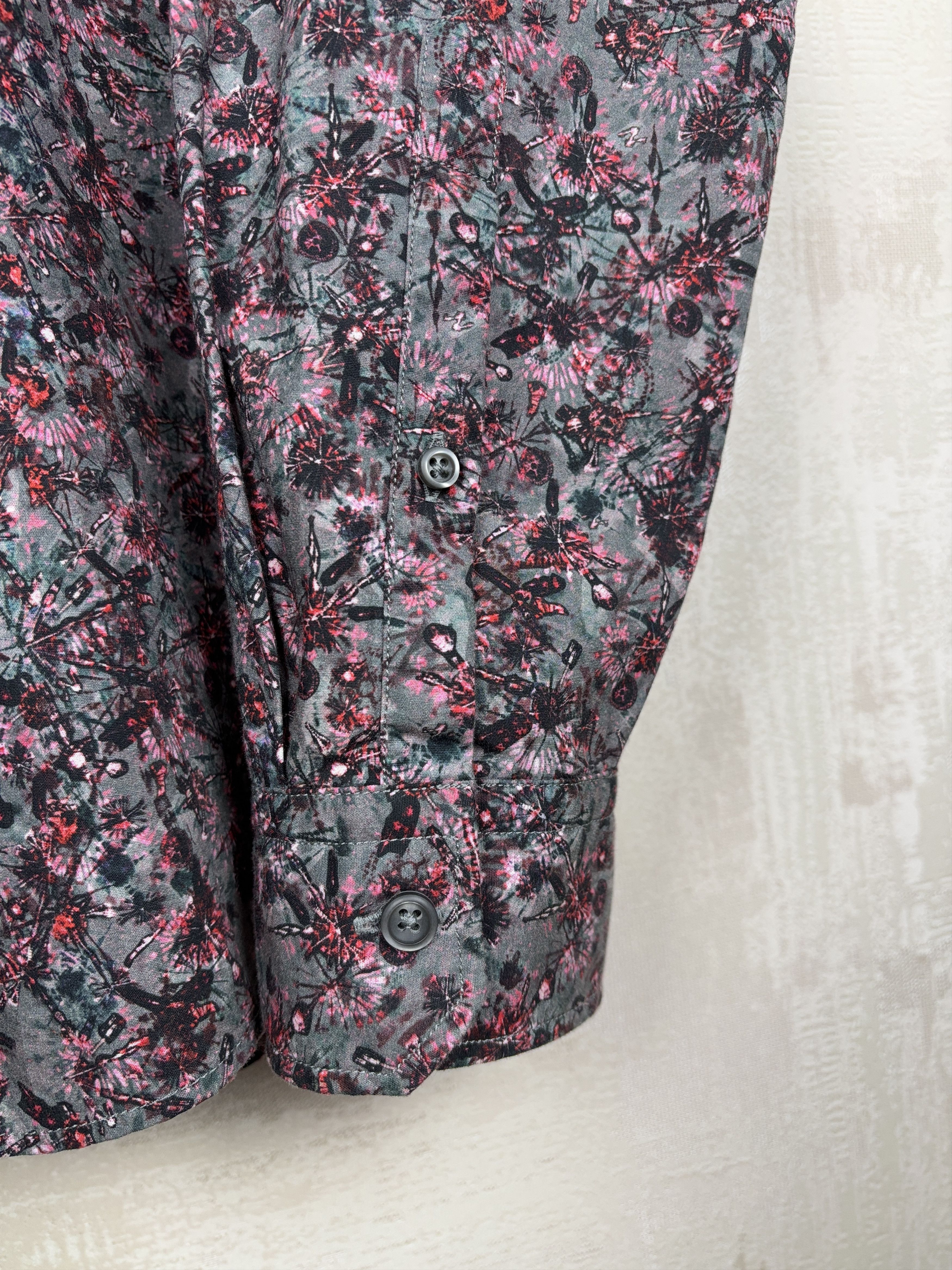 Strellson Strellson Floral Long Sleeve Shirt Button Down Size US L / EU 52-54 / 3 - 8 Thumbnail