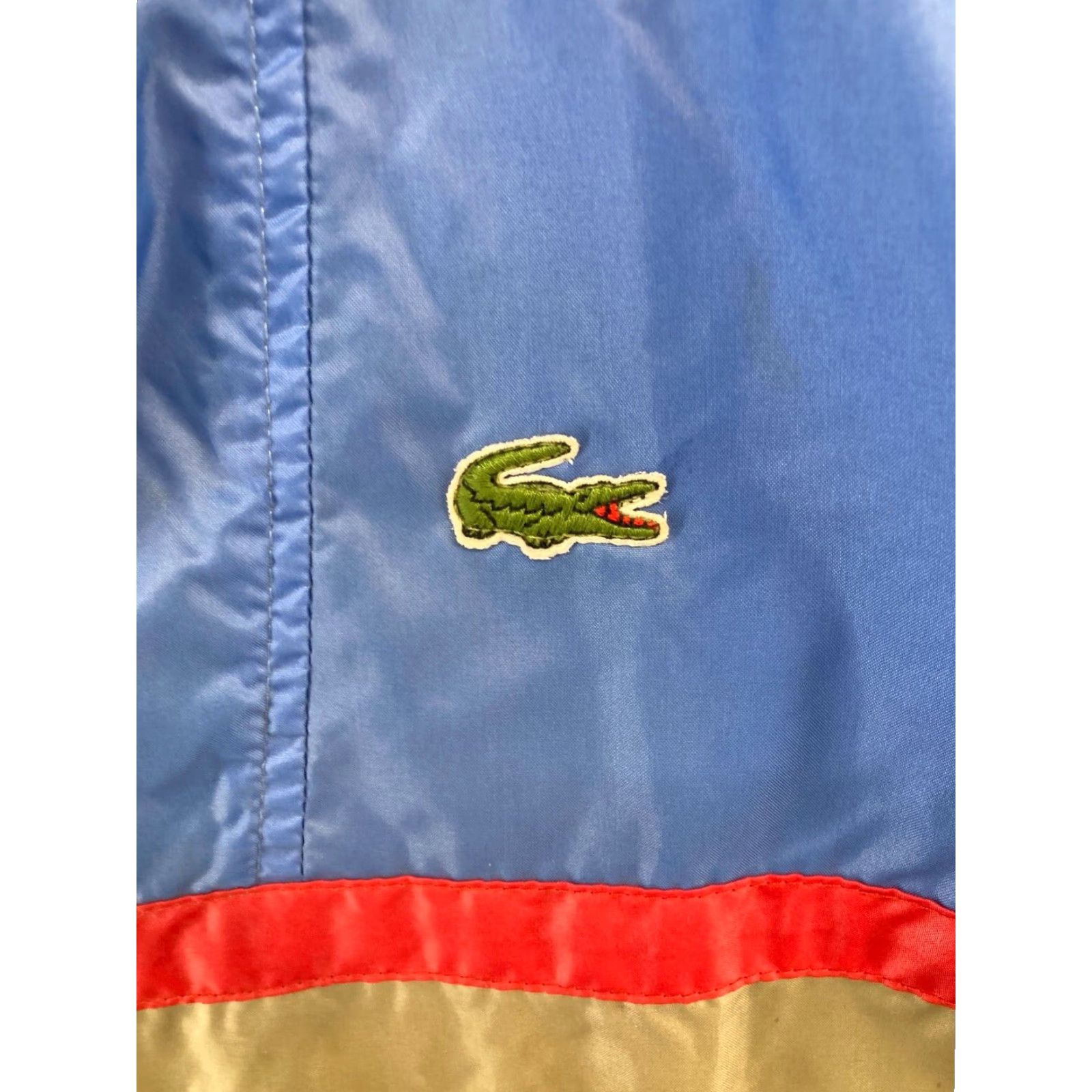 Izod VINTAGE Izod Lacoste Windbreaker Jacket Mens M Blue Striped Nylon 90s Classic Size US M / EU 48-50 / 2 - 5 Thumbnail