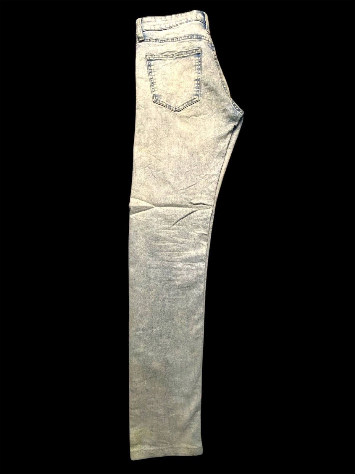 Japanese Brand Skinny Acid Wash Uniqlo Jeans Size 34" / US 12 / IT 48 - 14 Thumbnail