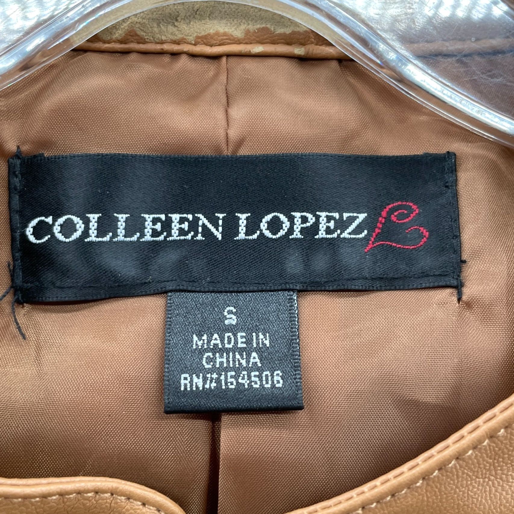 Vintage VINTAGE Colleen Lopez Woven Faux Leather Jacket Women Small Y2k 70s Moto Chic Office 90s Size S / US 4 / IT 40 - 3 Thumbnail