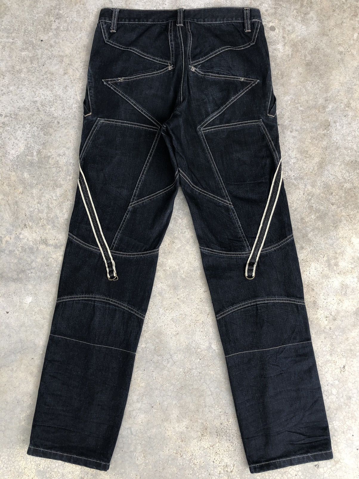 PPFM PPFM Jeans White Stitch Size US 33 - 1 Thumbnail
