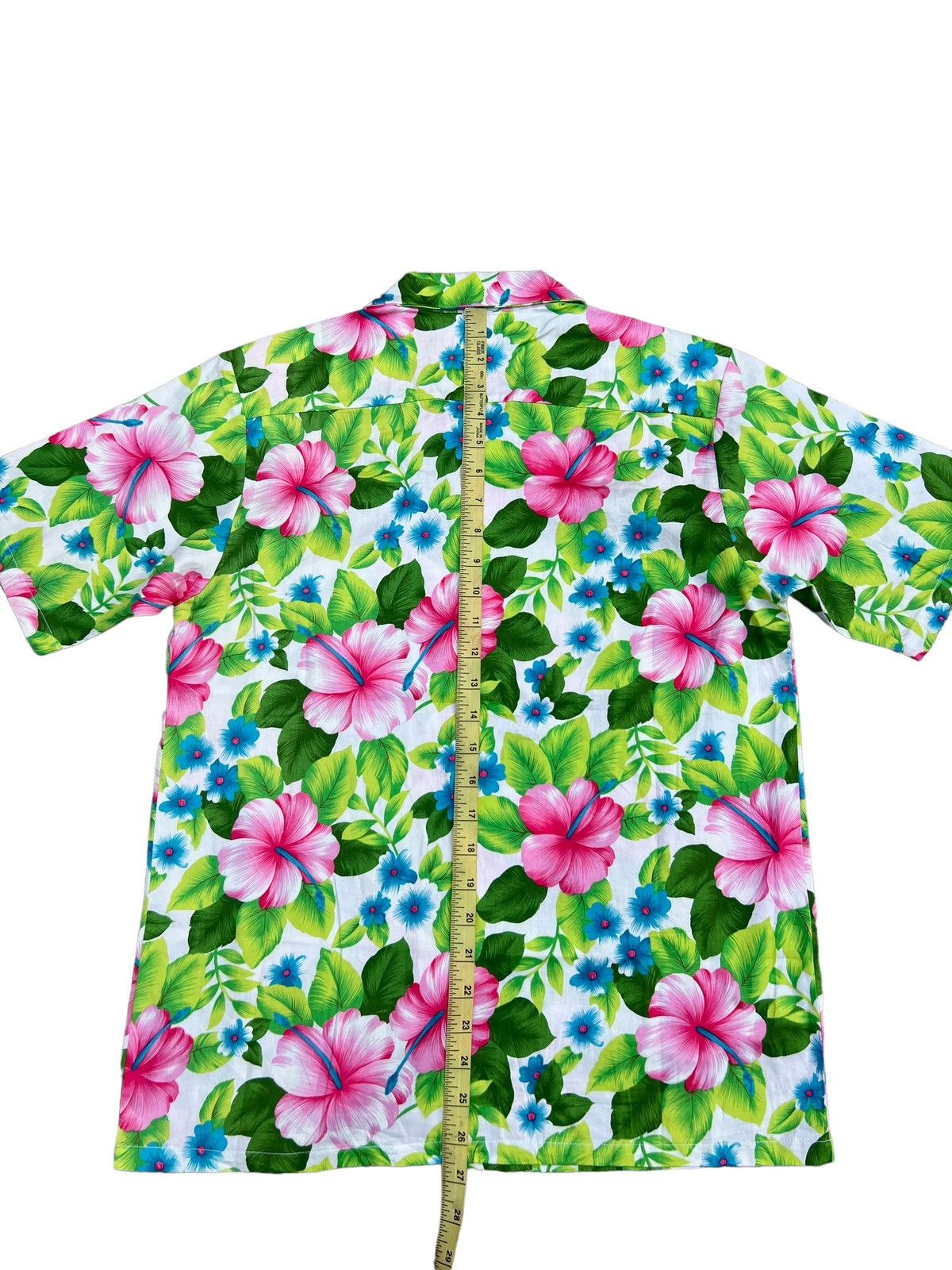 Japanese Brand Vintage 80s Guppy Okinawa Hibiscus Hawaiian Shirt Size US M / EU 48-50 / 2 - 4 Thumbnail