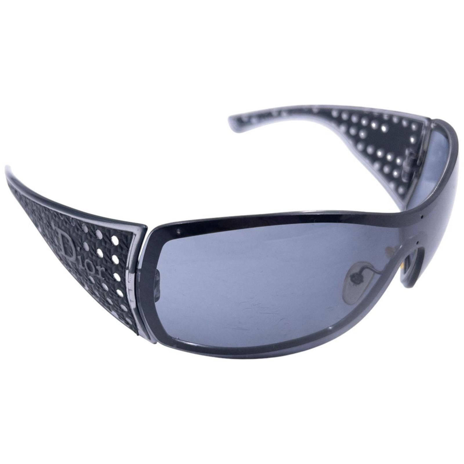 Dior Vintage Dior Polka Dot Shield Sunglasses Size ONE SIZE - 5 Thumbnail