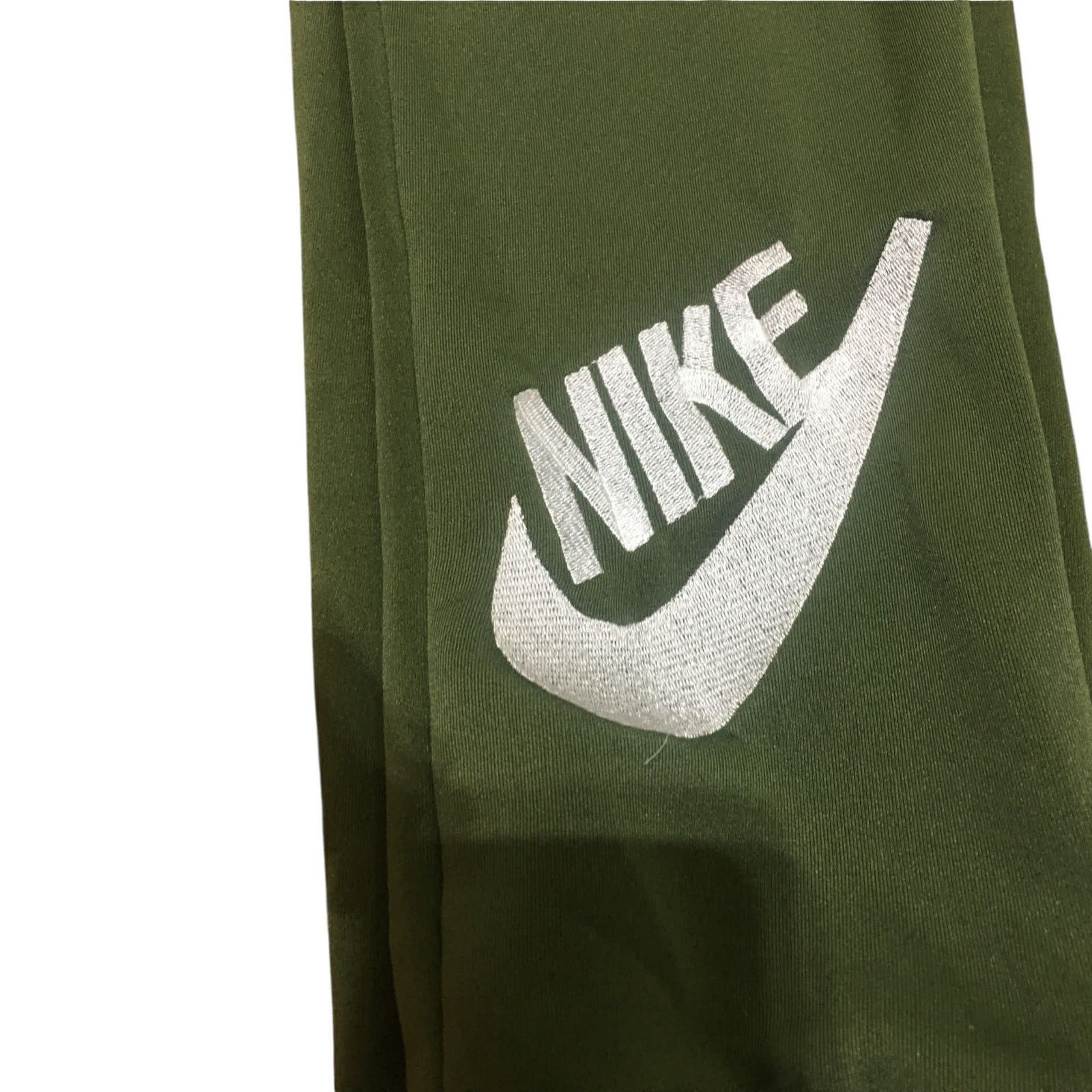 Nike NEW Green Sweatpants Joggers Drawstring Embroidered Swoosh L Size US 38 / EU 54 - 4 Thumbnail