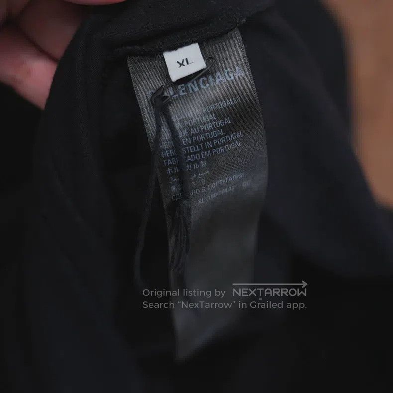Balenciaga Balenciaga Letter Printed Round Neck Short Sleeve T-Shirt Size US XL / EU 56 / 4 - 5 Thumbnail