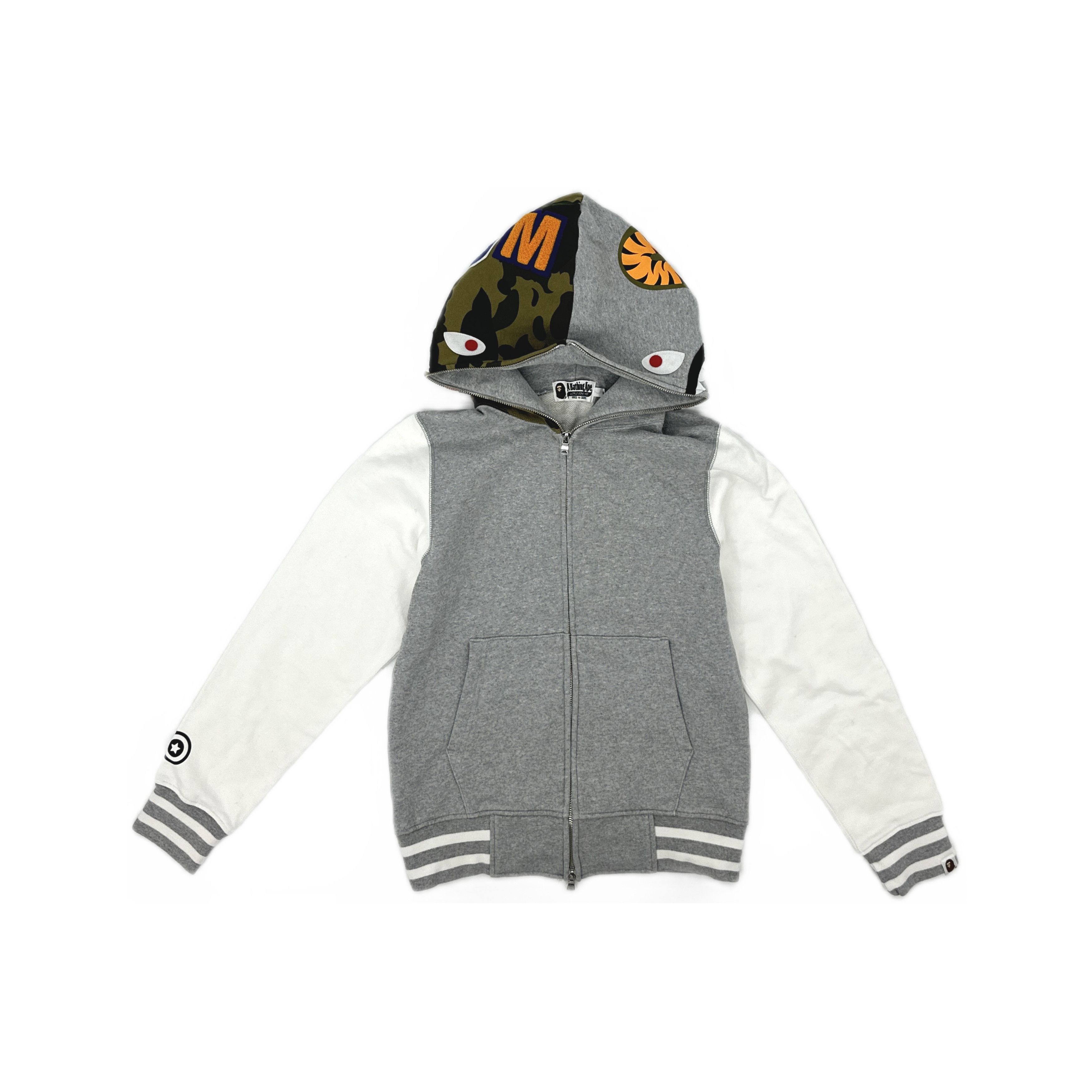 Bape A Bathing Ape Shark Tiger Camo Hoodie Size S Size US S / EU 44-46 / 1 - 1 Thumbnail