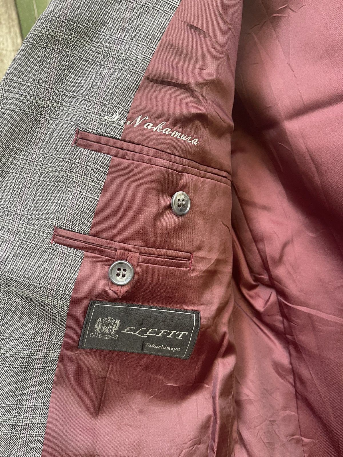 Guy Laroche × Japanese Brand × Vintage Vintage Guy Laroche Grey Wool Blazer Made in Japan (90s Era) Size 38R - 11 Thumbnail