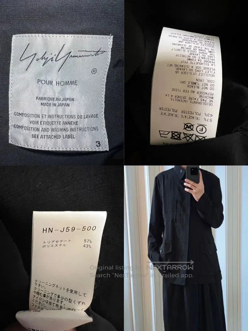 Yohji Yamamoto Yohji Yamamoto 20ss Multi-pocket Jacket. Size US M / EU 48-50 / 2 - 6 Thumbnail