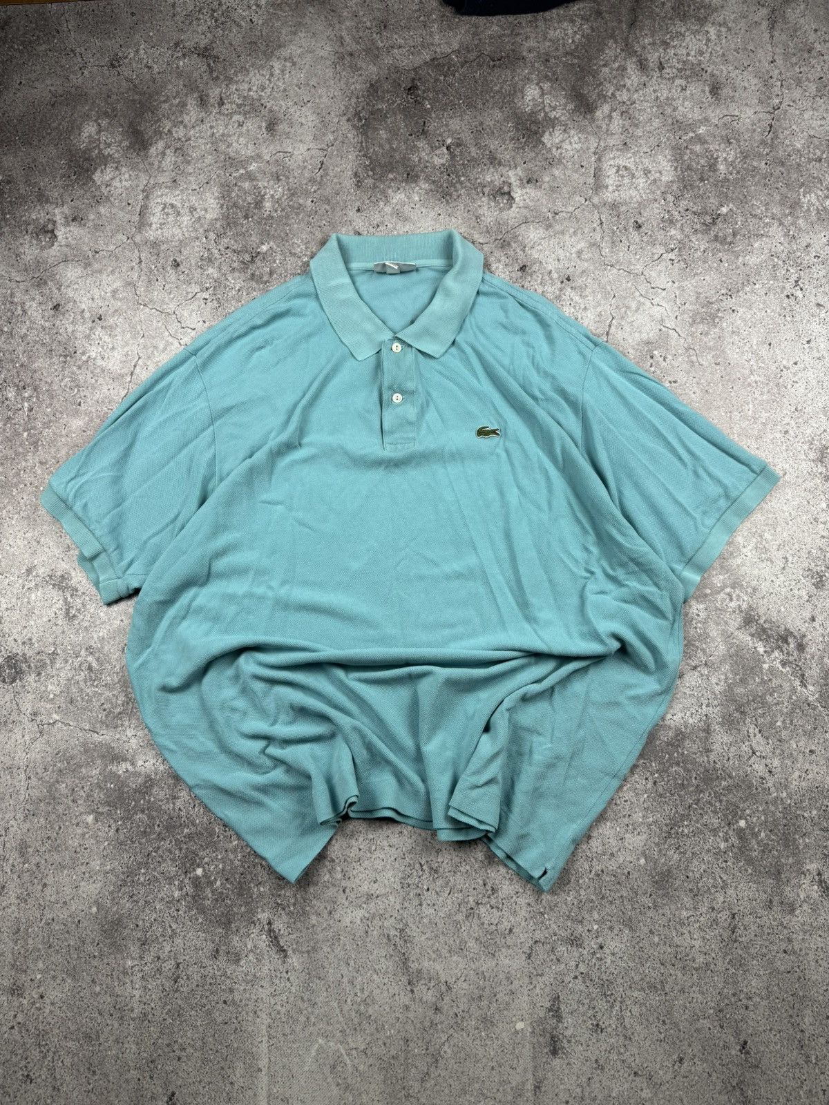 Lacoste × Vintage 🐊 LACOSTE VINTAGE Y2K POLO LONGSLEEVE BABY BLUE☺️ Size US XXL / EU 58 / 5 - 1 Thumbnail
