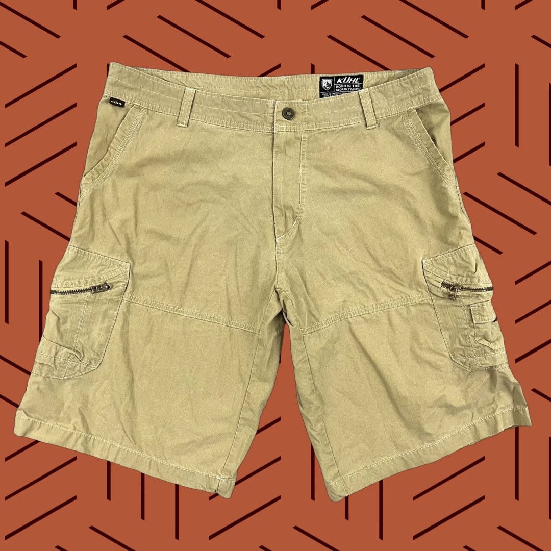 Vintage Kuhl Ambush Cargo Shorts 38 Brown Utility Hiking Outdoor Mens 12 in Inseam Size US 38 / EU 54 - 1 Thumbnail