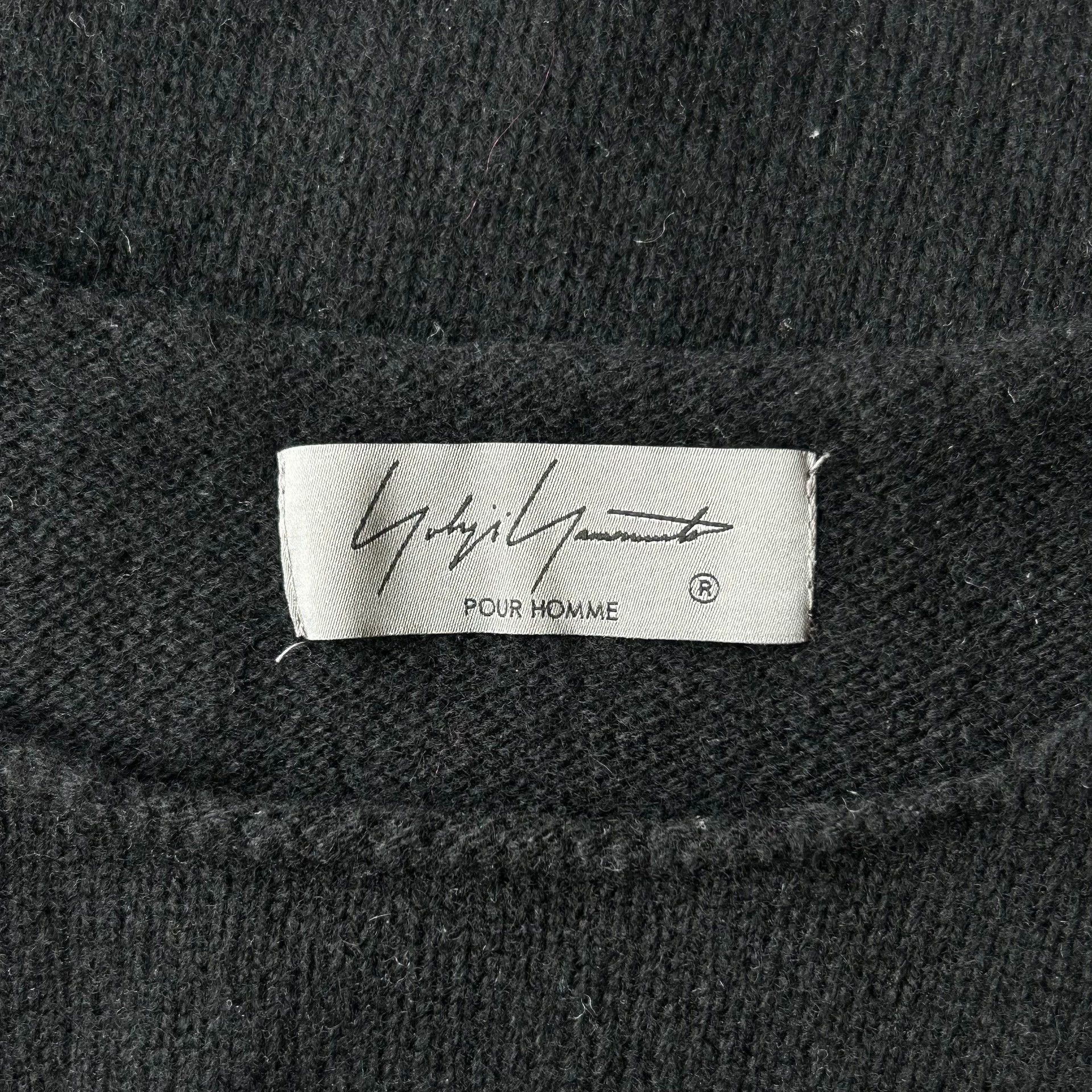 Yohji Yamamoto Yohji Yamamoto 21AW Pour Homme Dahlia Knit Vest Size L / US 10 / IT 46 - 7 Thumbnail