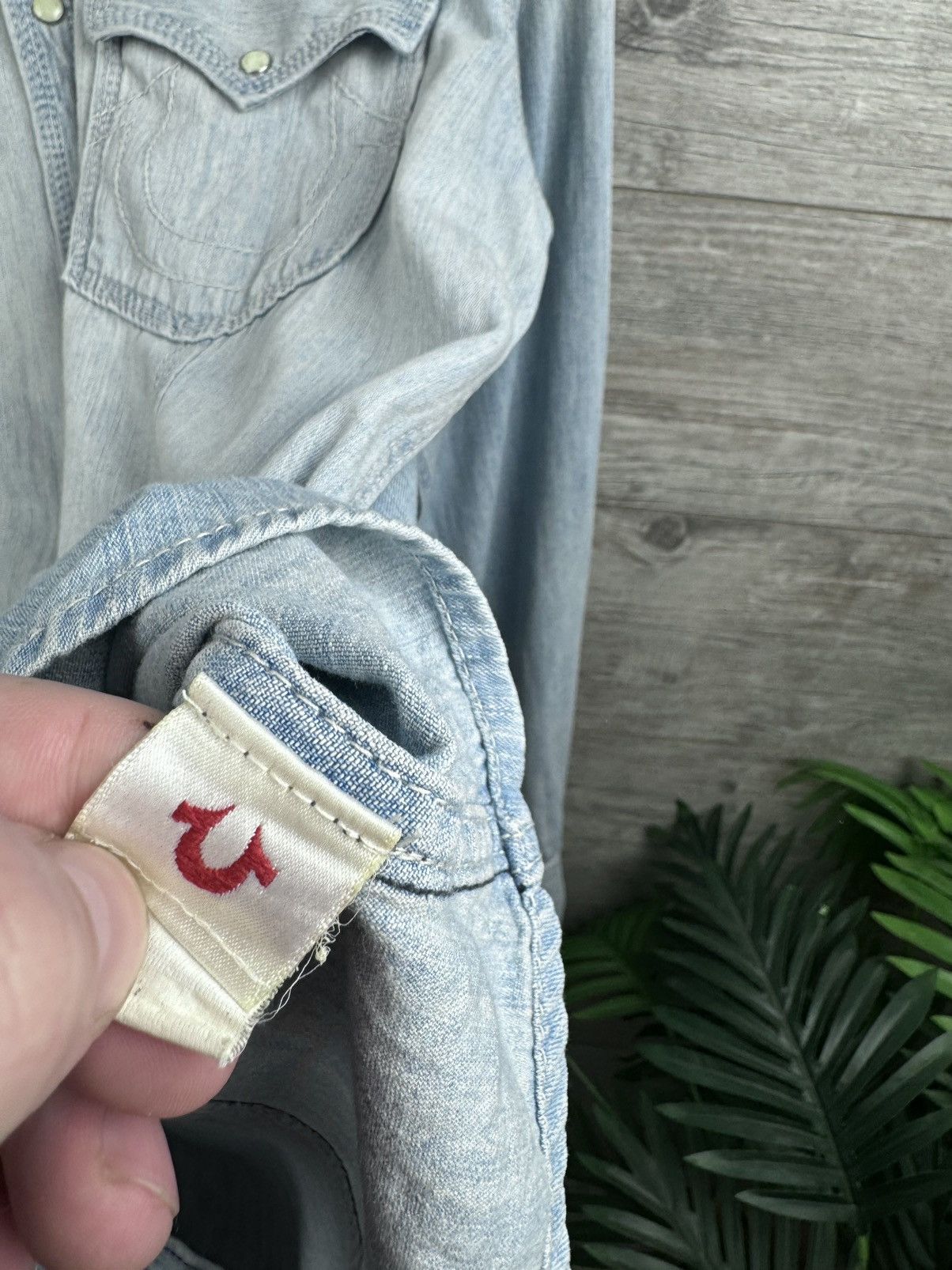 True Religion True Religion Bomber Jacket Jeans Vintage Size L Size US L / EU 52-54 / 3 - 10 Thumbnail